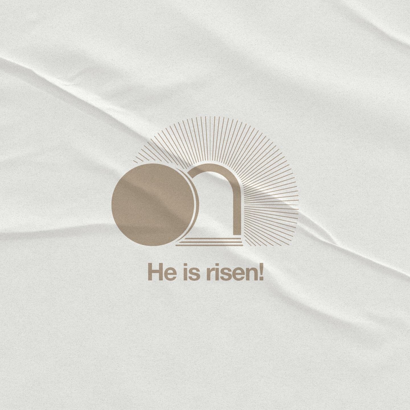 He is risen indeed! 
Today we celebrate the resurrection of Jesus! 
Death is defeated, the King is alive!