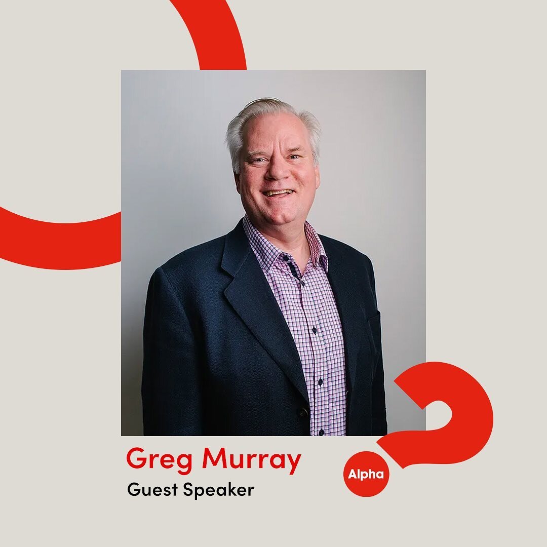 This Sunday we are joined by special guest speaker Greg Murray!
Greg is from the Alpha Australia Team and will be joining us for both our 10:00am and 5:30pm services. 
Come along to church this Sunday 👉 10:00am &amp; 5:30pm 
Watch Online 📺  www.one