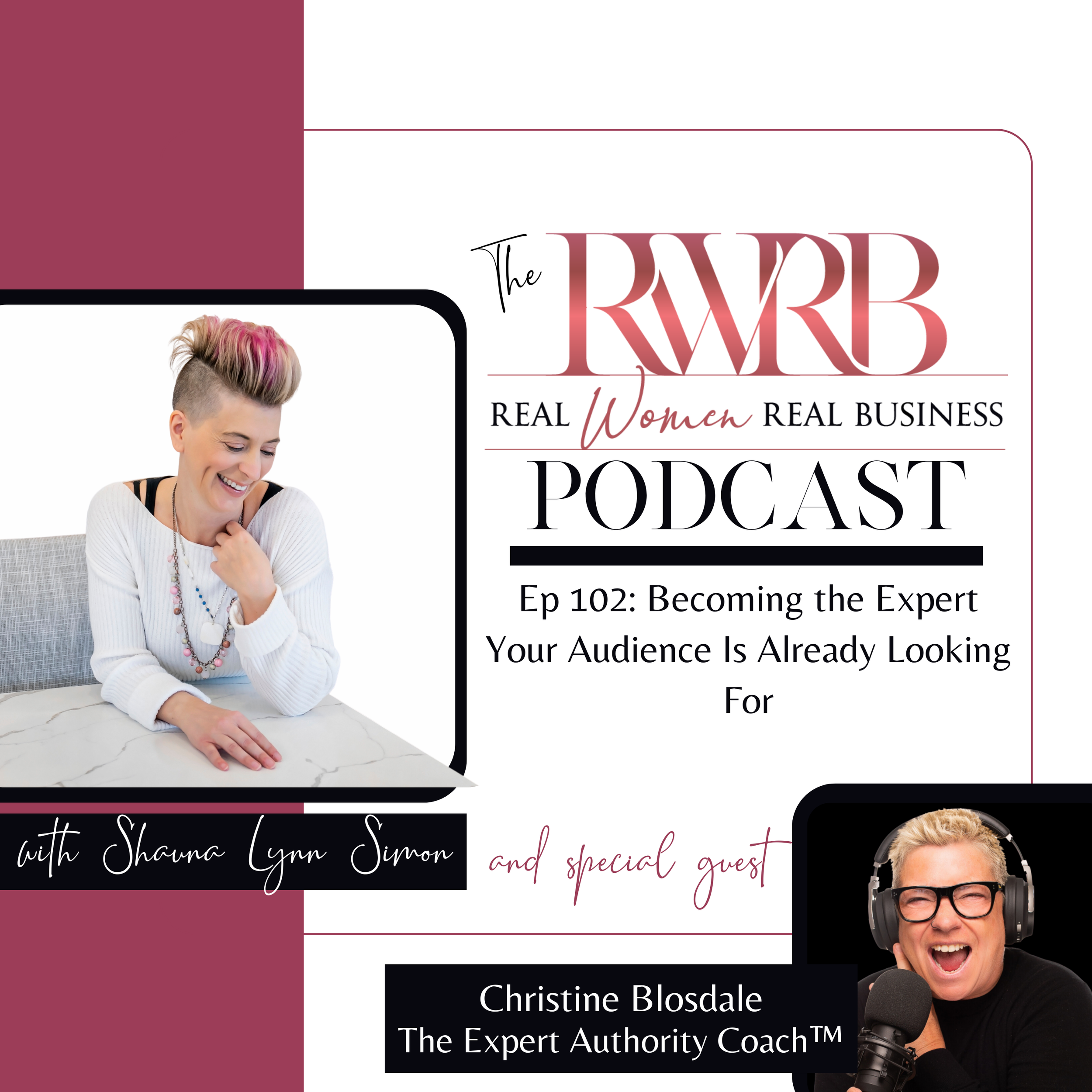 Ep 102 Transcript: Becoming the Expert Your Audience Is Already Looking For with Christine Blosdale