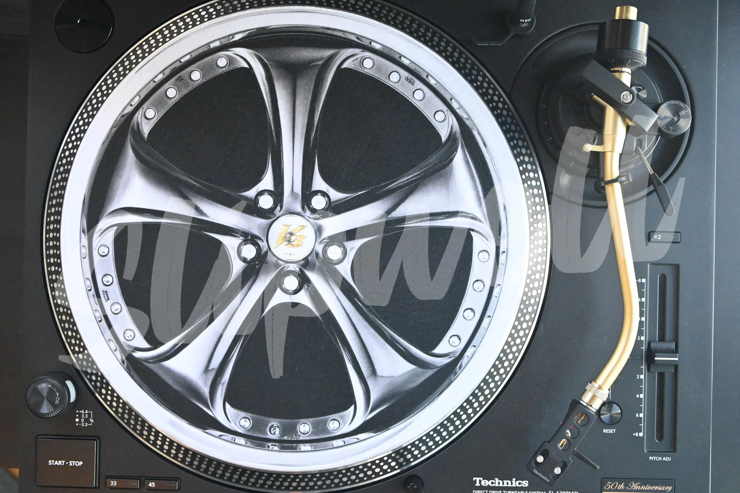 Work VS-KF # (Sharp Burning Black Remix) Slipmat