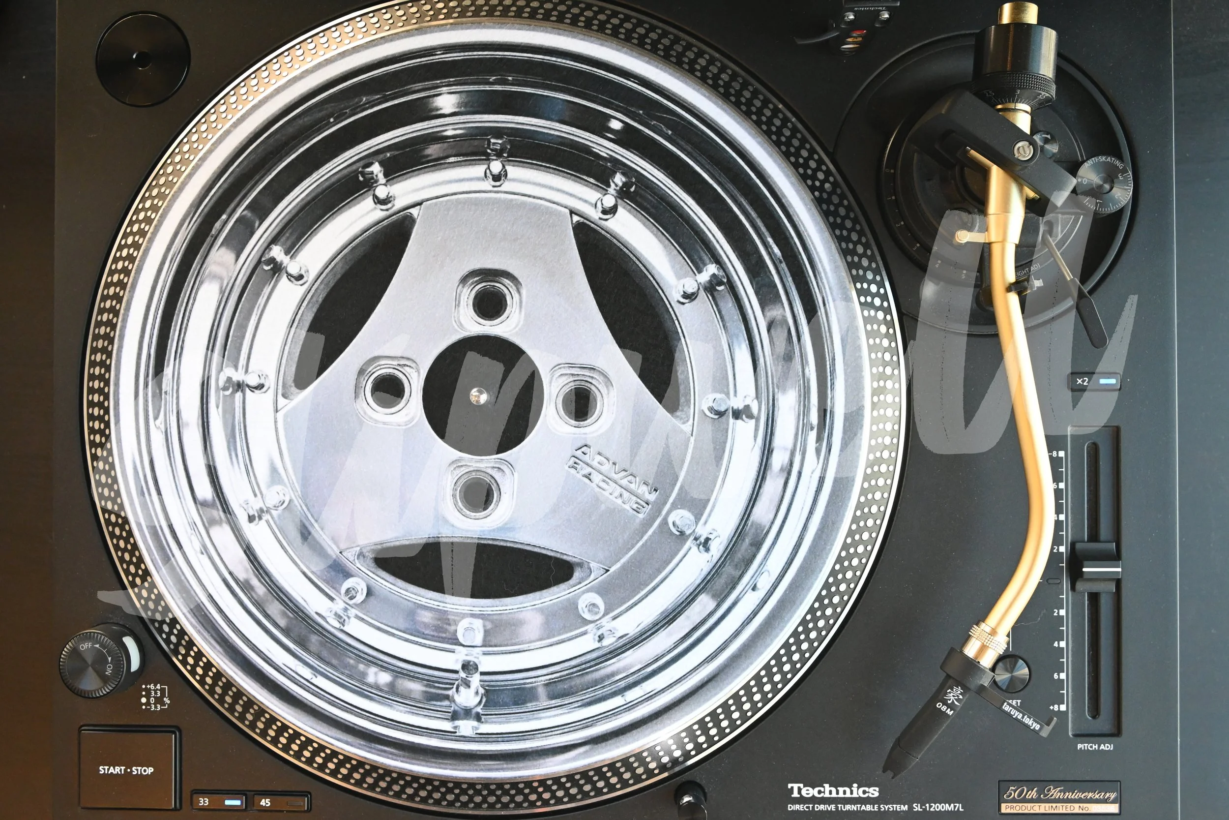 Advan A3A Slipmat (Shiny and Chrome Remix)