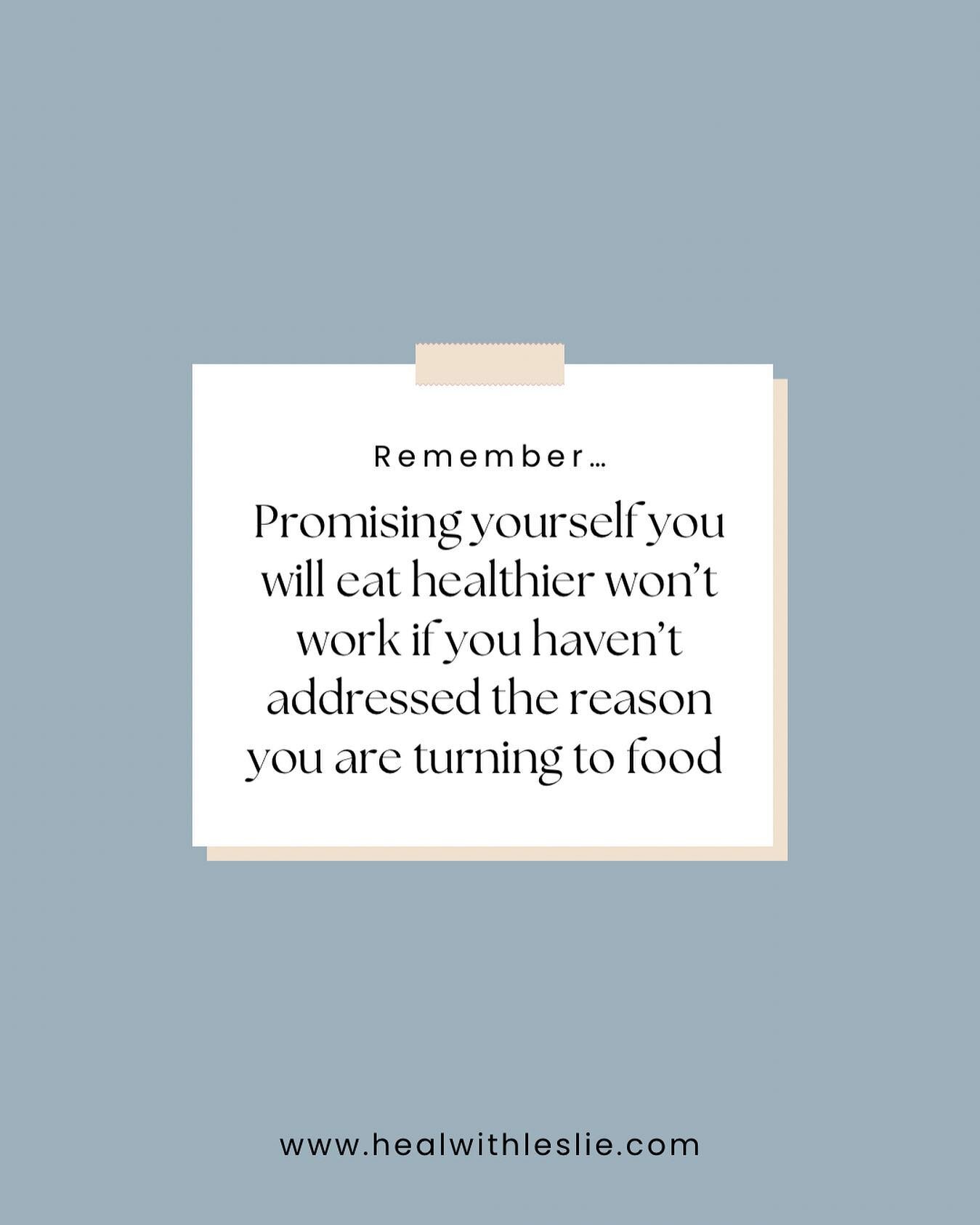 We are so quick to add more to our to do list, &ldquo;this week I&rsquo;m gonna eat healthy and work out!&rdquo; 

And yet on the inside we&rsquo;ve only ADDED to the stress by putting MORE pressure on ourselves.

Eating healthy and movement IS impor