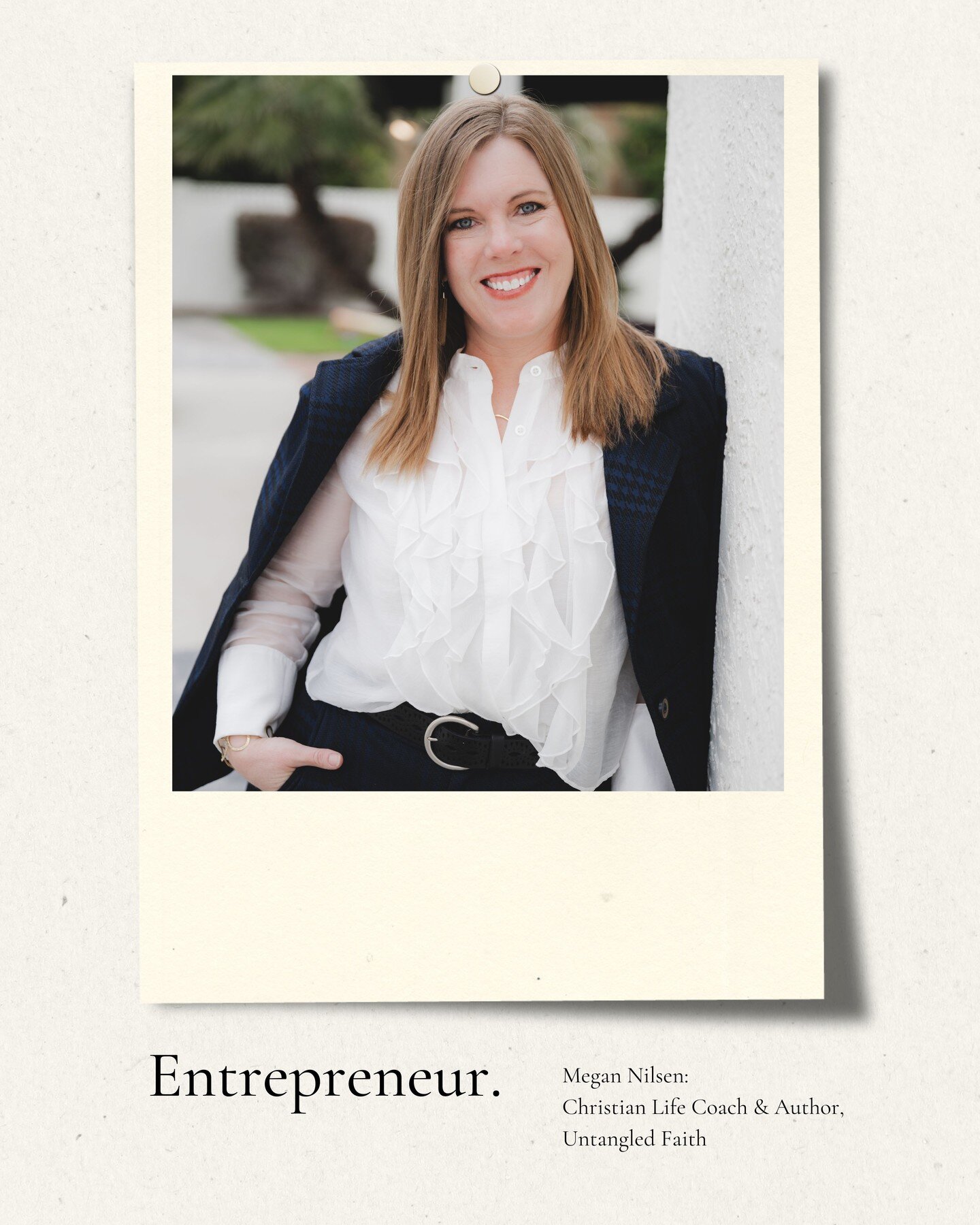 Entrepreneur Spotlight:
Meet Megan Nilsen, Kingdom Life Coach. Megan helps women navigate their next season with deeper clarity, confidence, purpose, and peace. 
She helps her clients sort out their thoughts (and, isn&rsquo;t this the real struggle s
