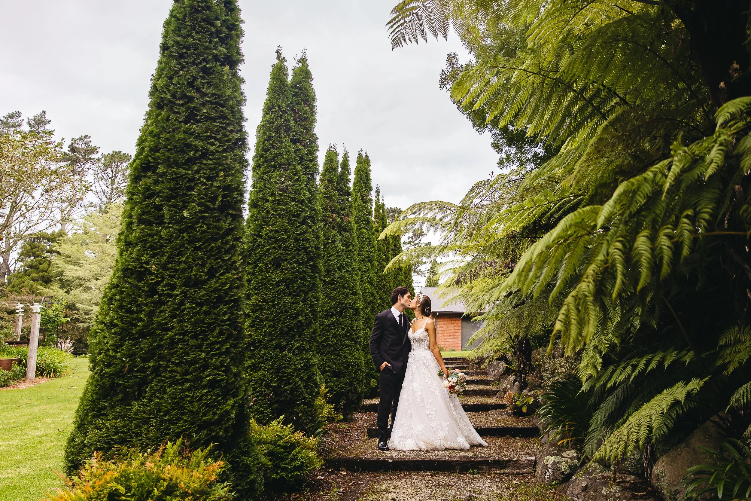 Justin &amp; Ané’s Wedding - Riverbend Gardens, Taranaki