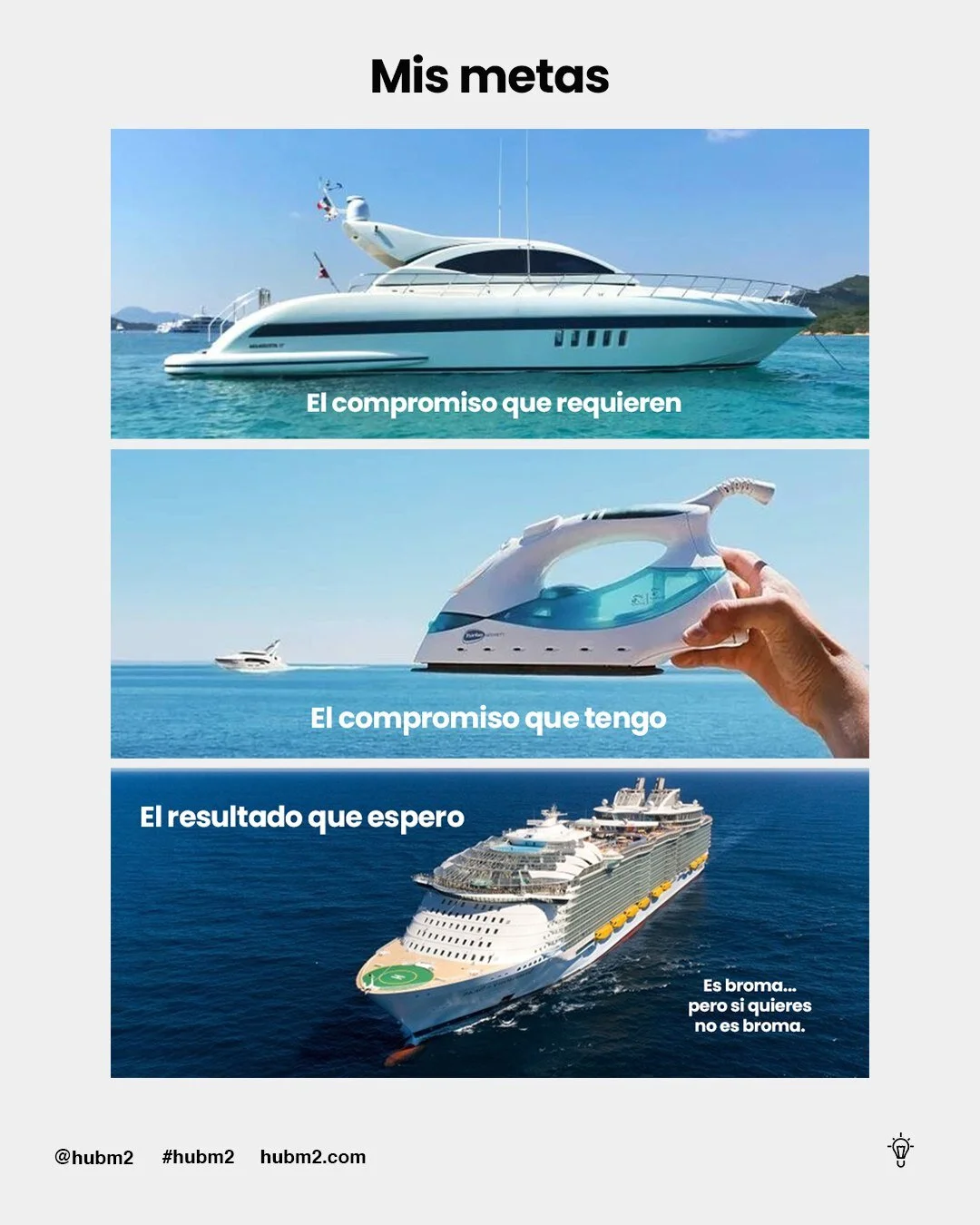 La mayor&iacute;a quiere alcanzar sus metas y gozar del &eacute;xito, pero pocos est&aacute;n dispuestos a realmente comprometerse con lograrlo. 

Es verdad que nadie planea fracasar, pero no planear lo que debes hacer en tu d&iacute;a a d&iacute;a p