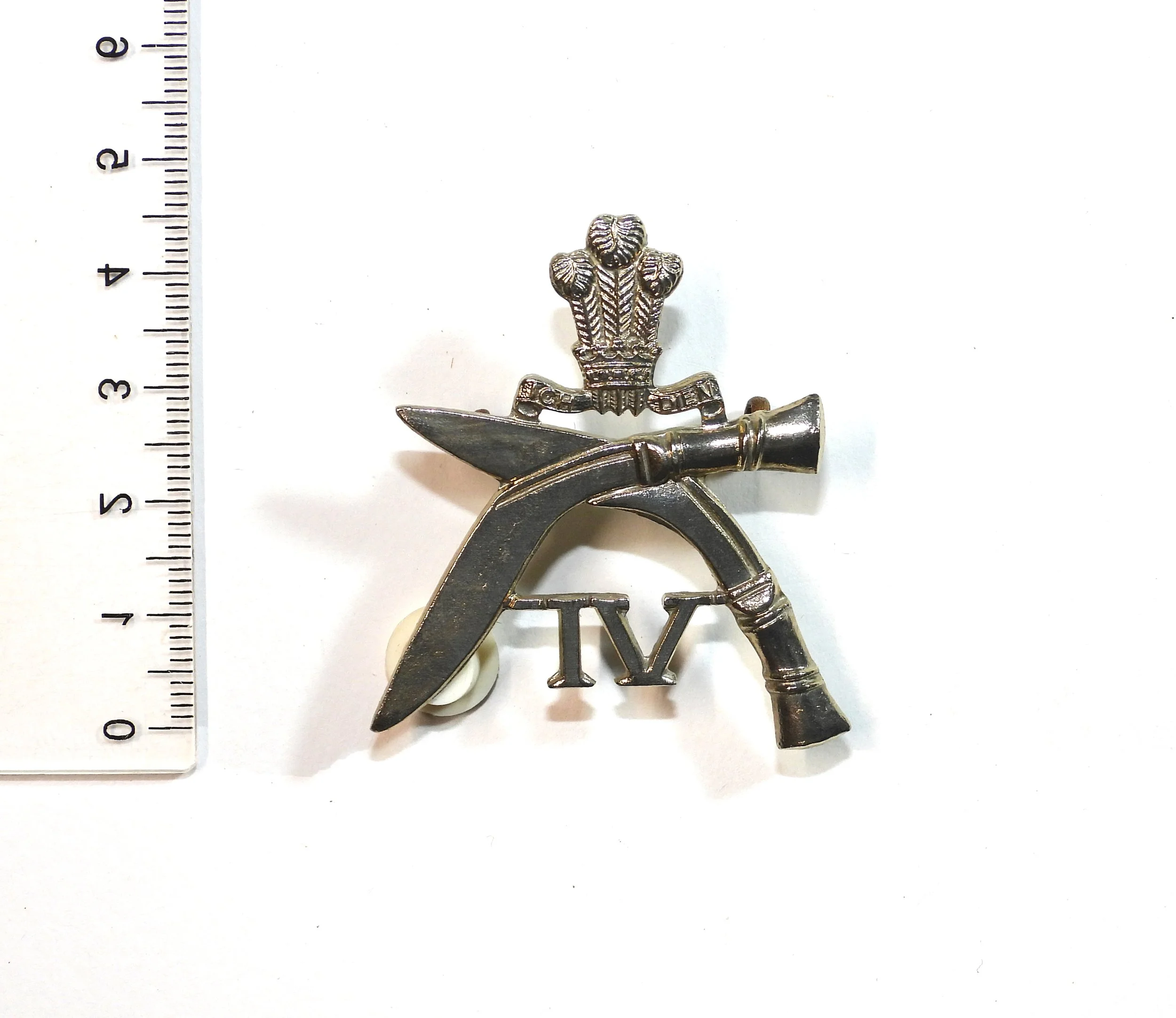 4th Prince of Wales' Own Gurkha Rifles Cap Badge. United Kingdom.