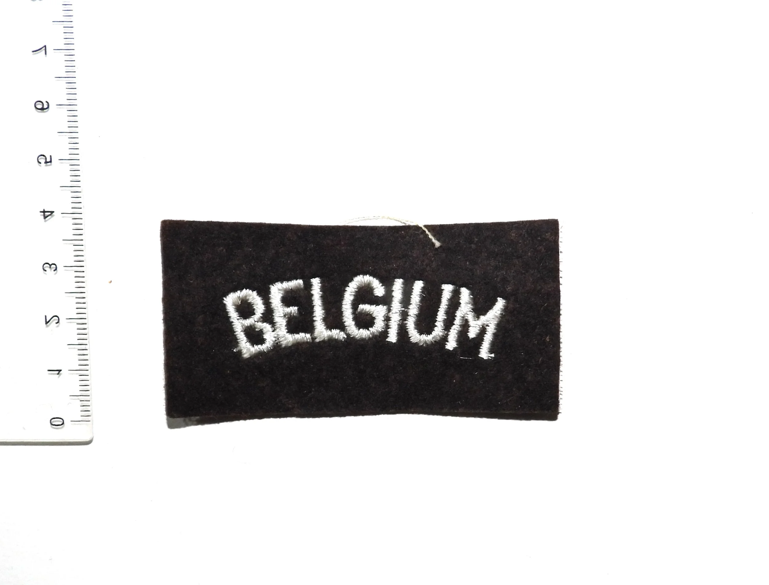 WW2 Belgium Nationality Shoulder Title. United Kingdom.