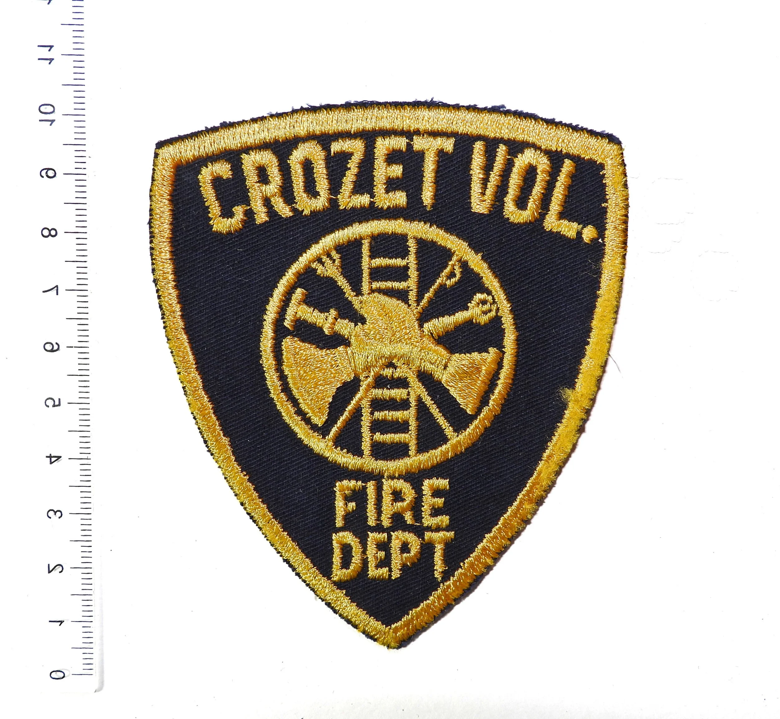 Crozet Volunteer Fire Department Patch. Virginia, USA.