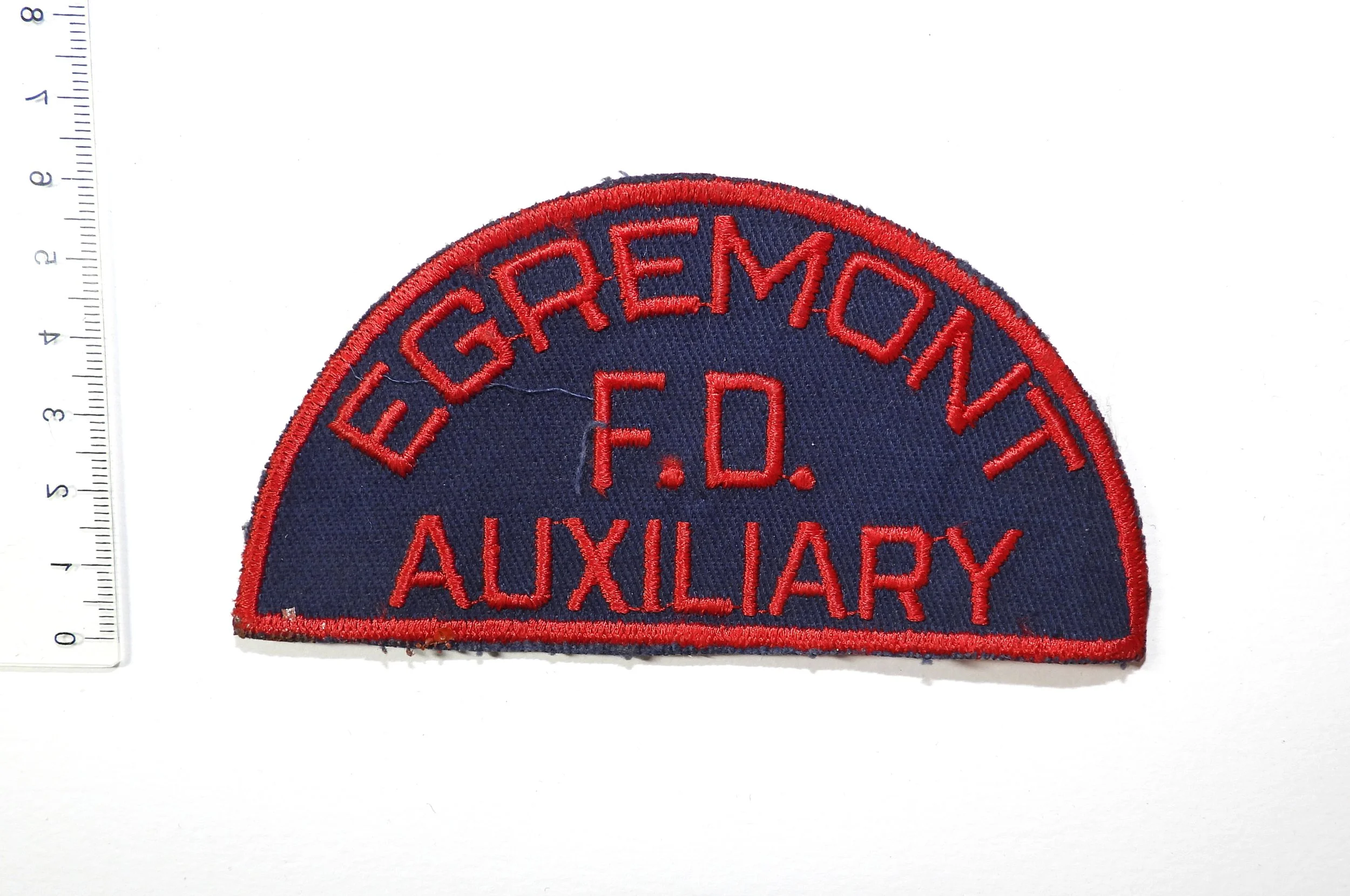 Egremont Fire Department Auxiliary Patch. Massachusetts, USA.