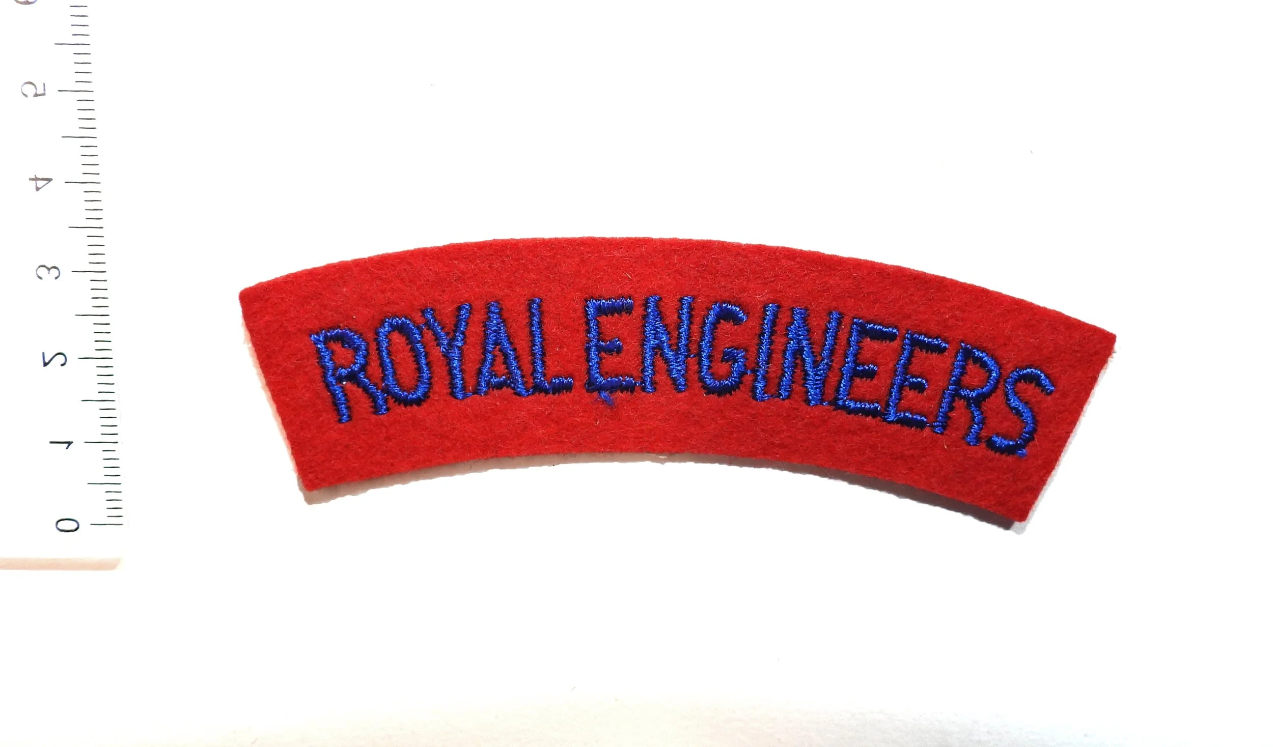 Royal Engineers Shoulder Title. British Army.