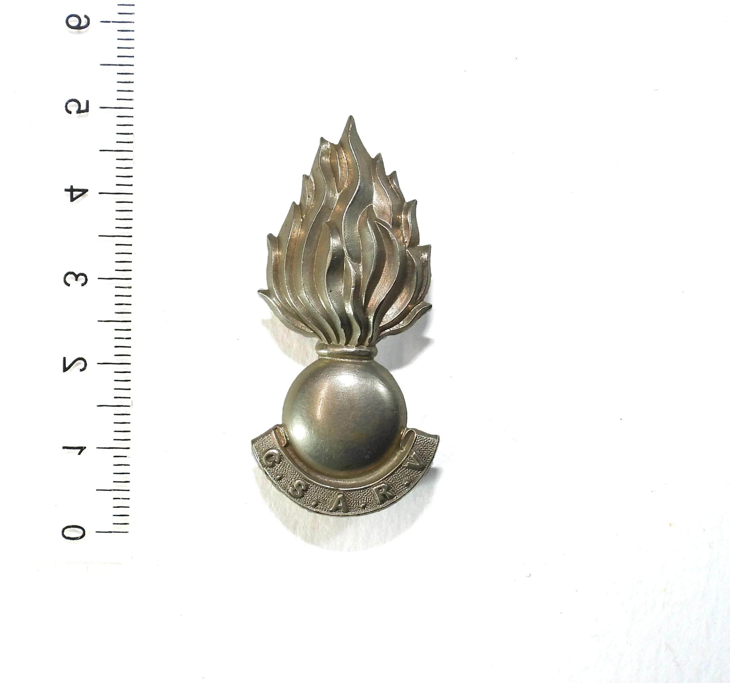 Central South African Railway Volunteers Collar Badge. South Africa.