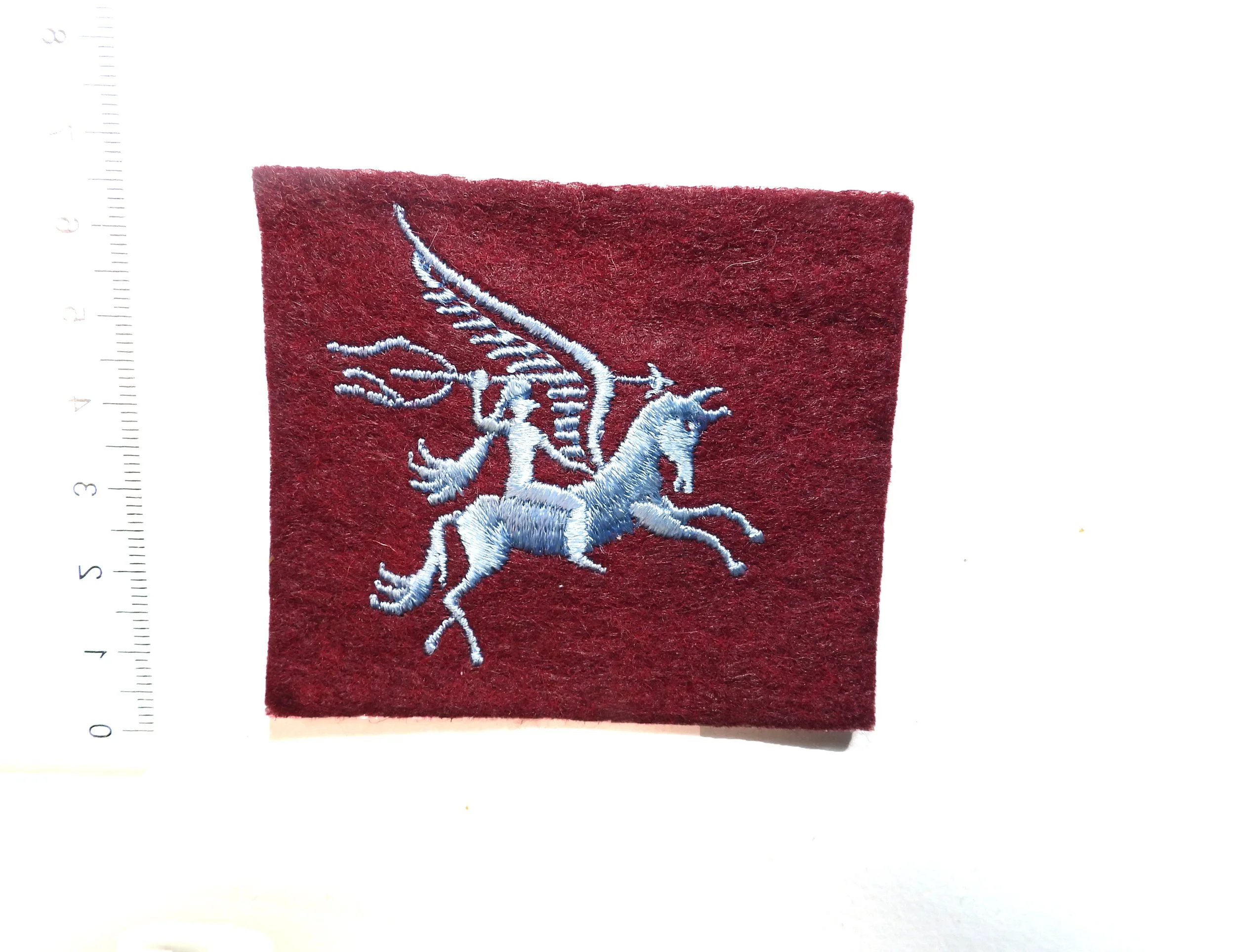 British 1st & 6th Airborne Division Pegasus Formation Patch. United Kingdom.