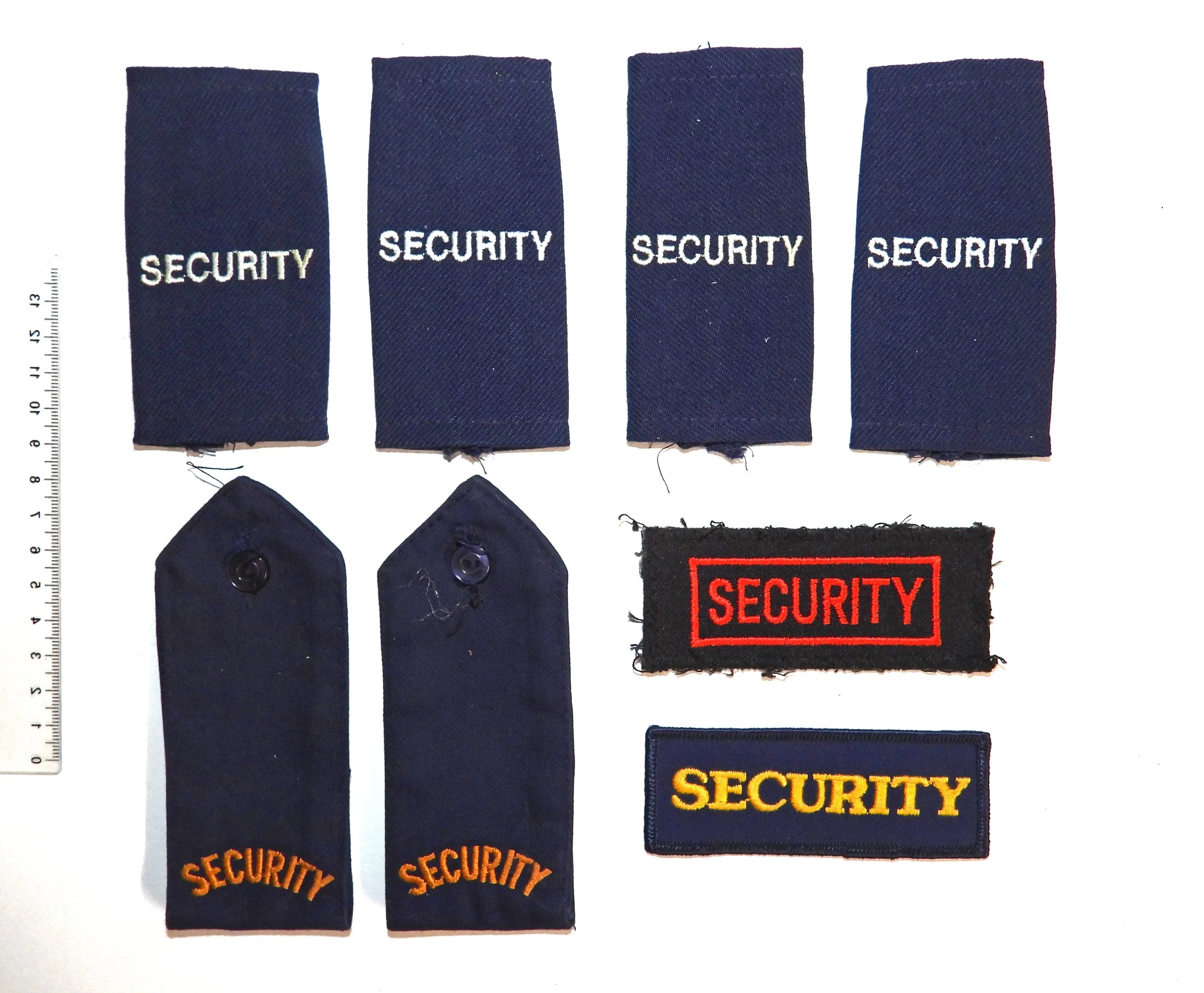 Security Patches and Epaulettes. Lot of Eight (8). UK. — Outpost9 ...