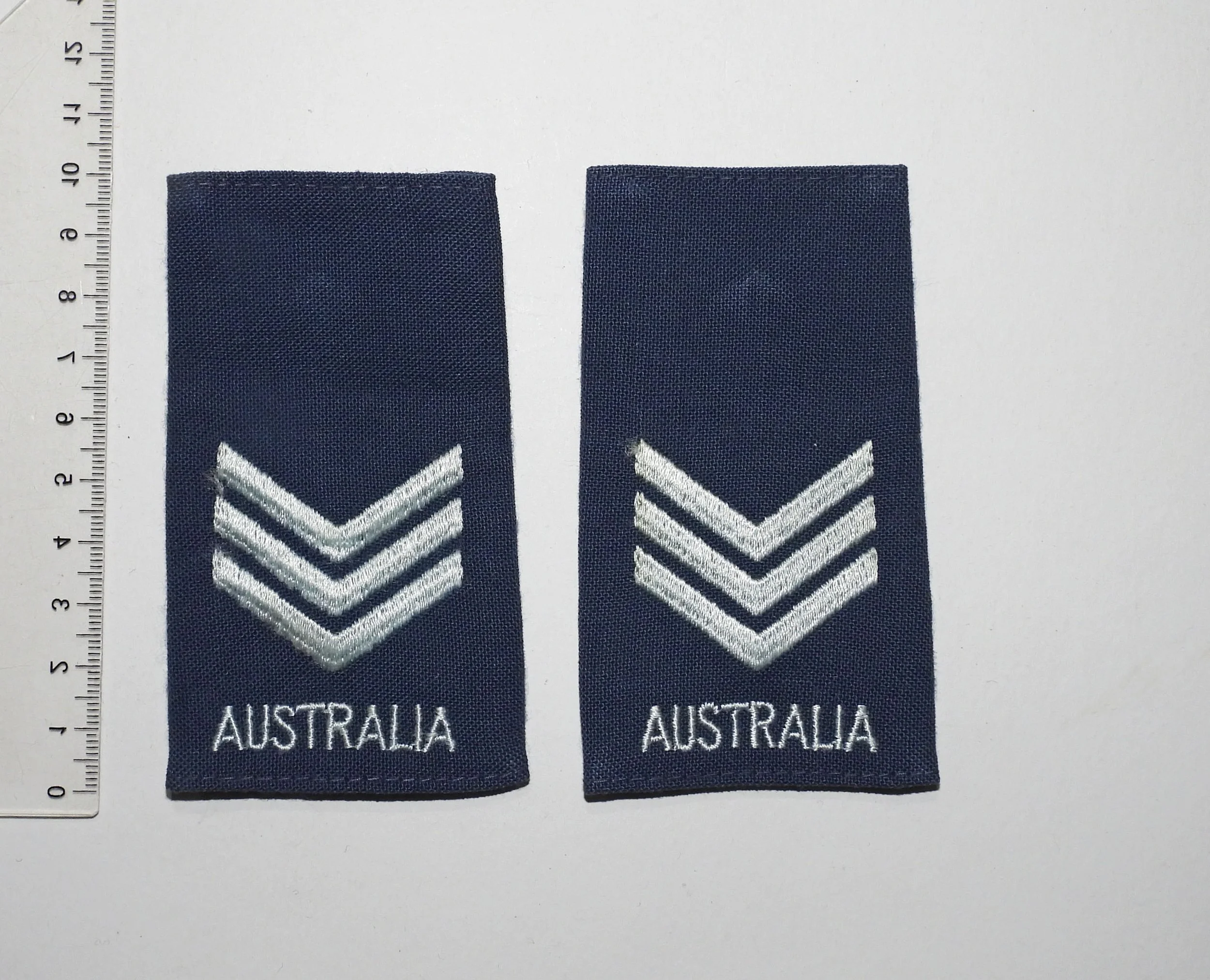 Royal Australian Air Force Sergeant Rank Sliders. Pair. — Outpost9 ...