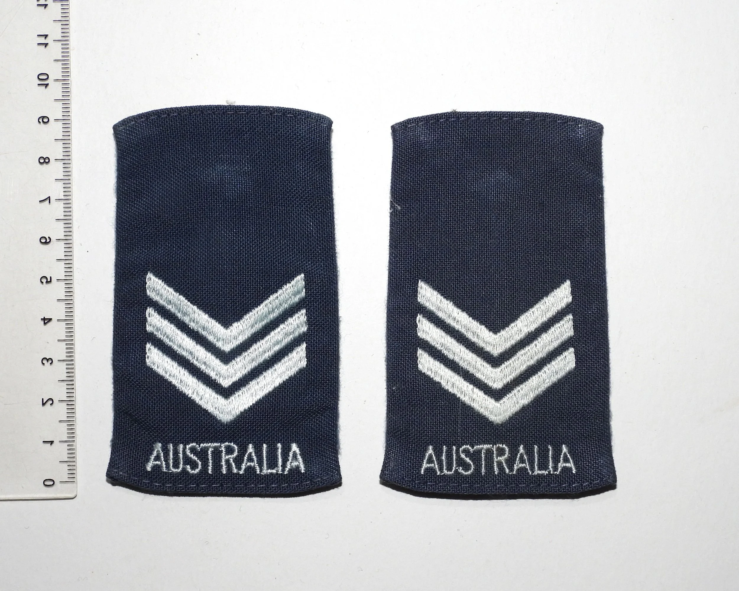 Royal Australian Air Force Sergeant Rank Sliders. Pair. — Outpost9 ...