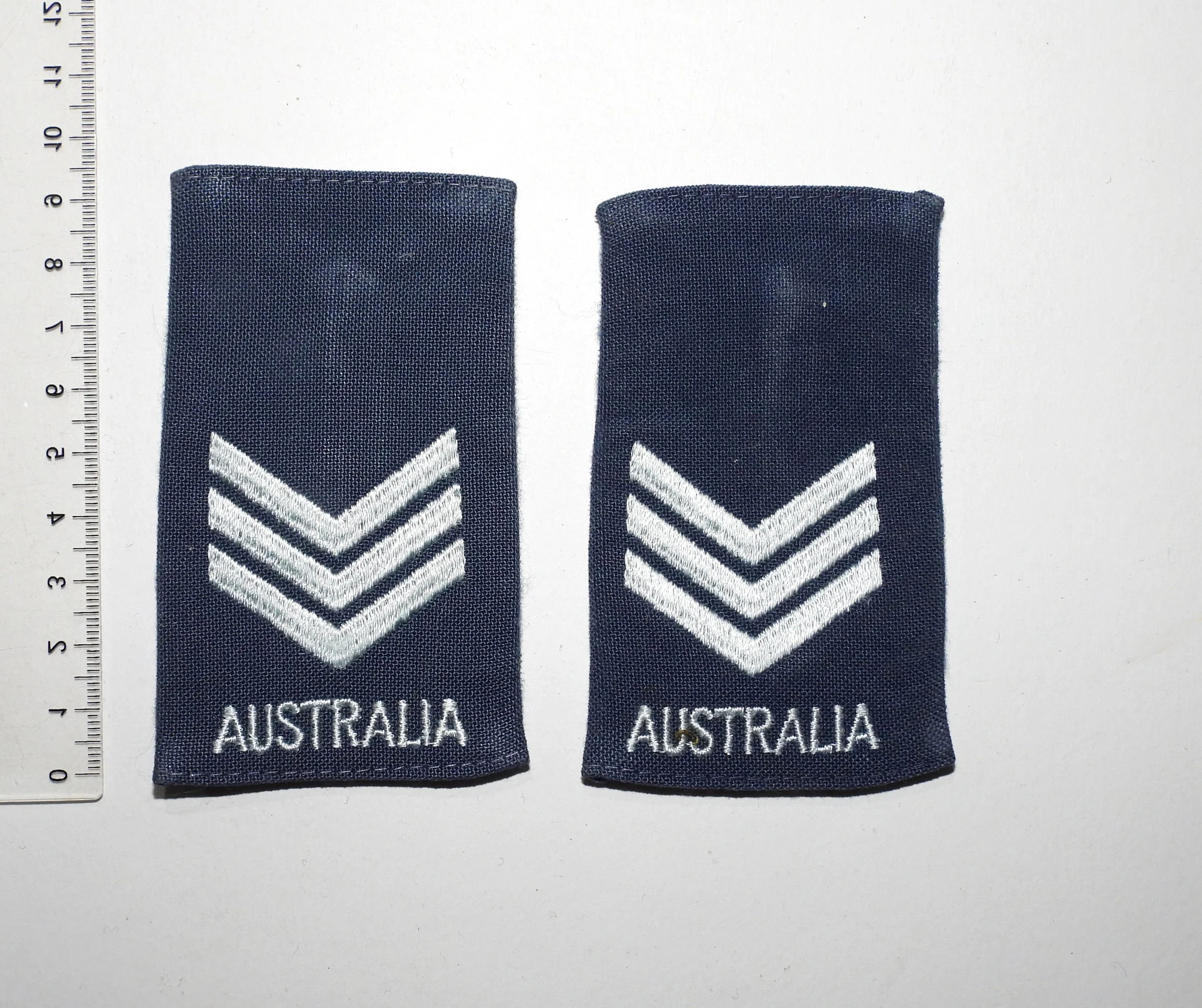 Royal Australian Air Force Sergeant Rank Sliders. Pair. — Outpost9 ...