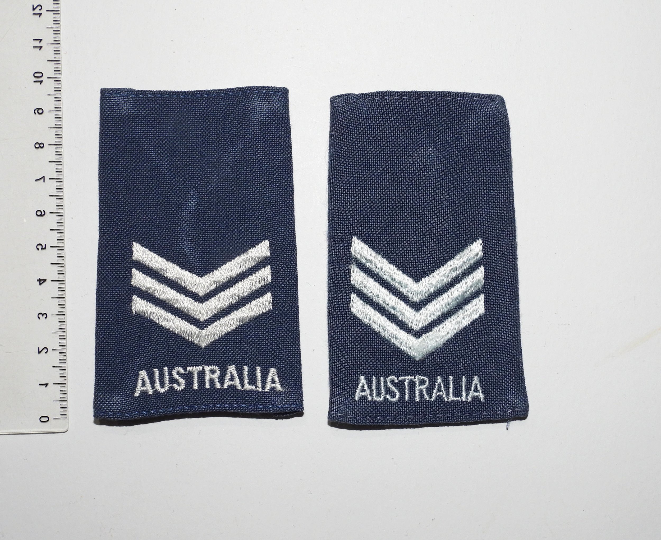 Royal Australian Air Force Sergeant Rank Sliders. Pair. — Outpost9 ...