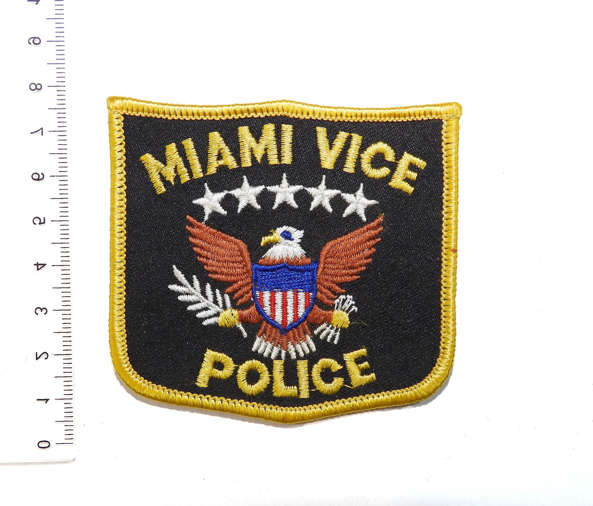 Miami Vice Police Novelty Patch. TV-series. Florida, United States.