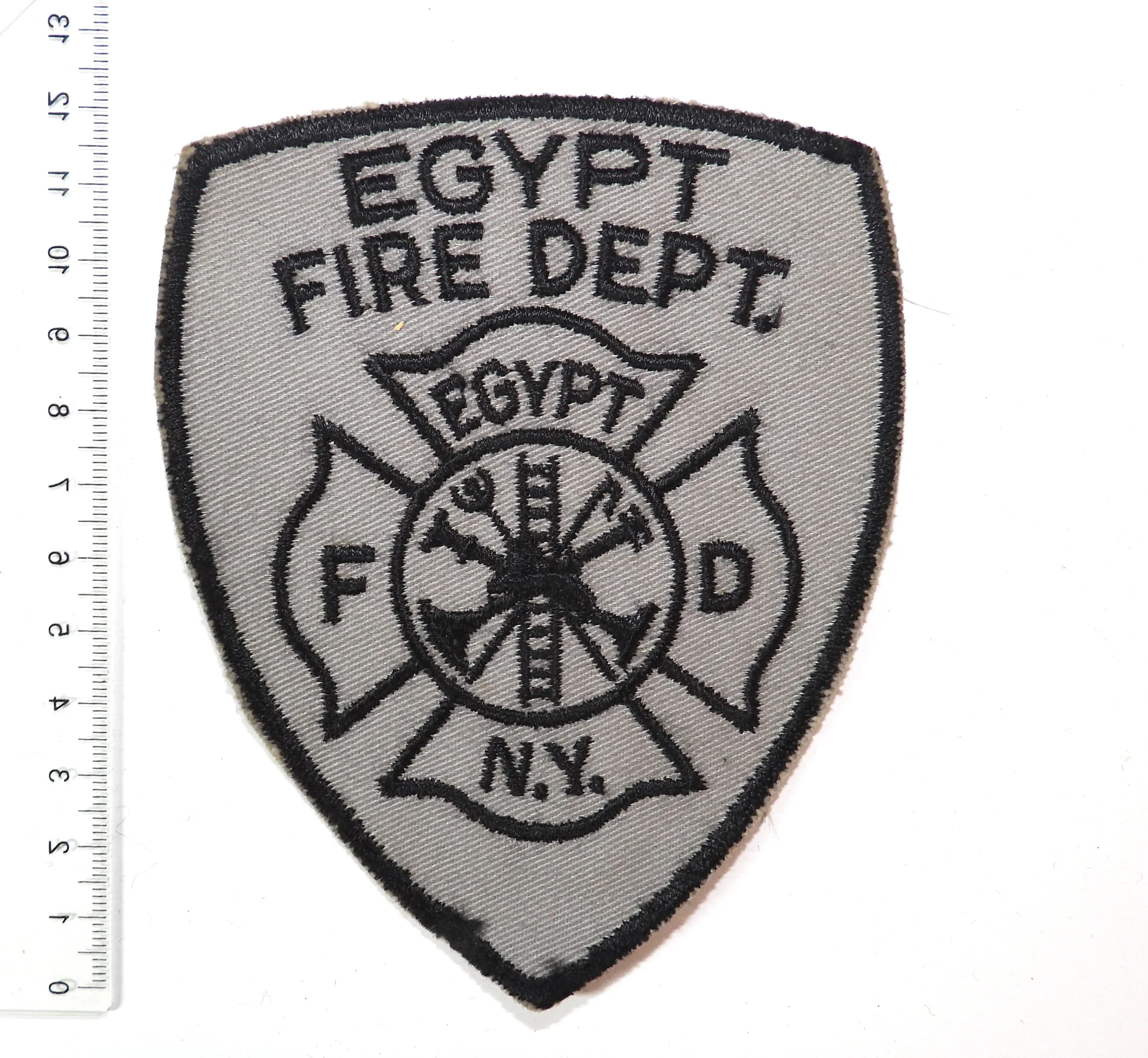 Egypt Fire Department Subdued Patch. New York, USA.