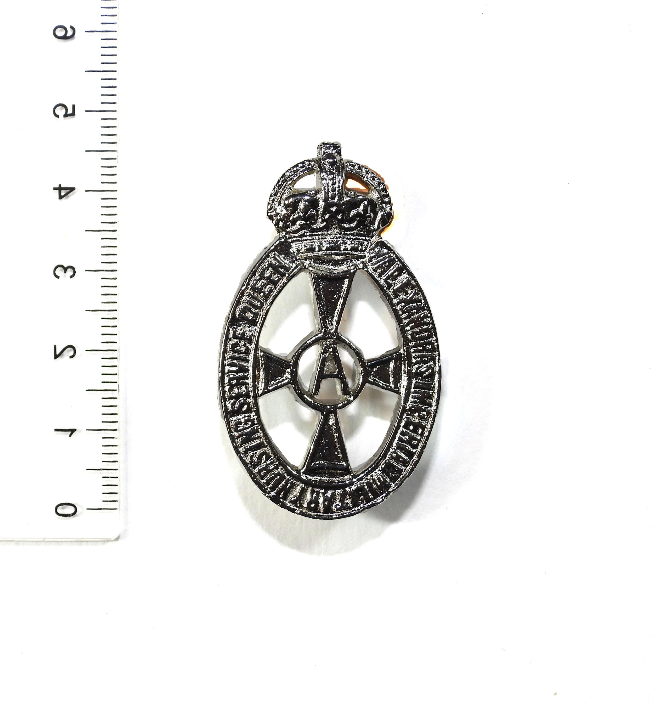 Queen Alexandra's Imperial Military Nursing Service Cap Badge. United Kingdom.