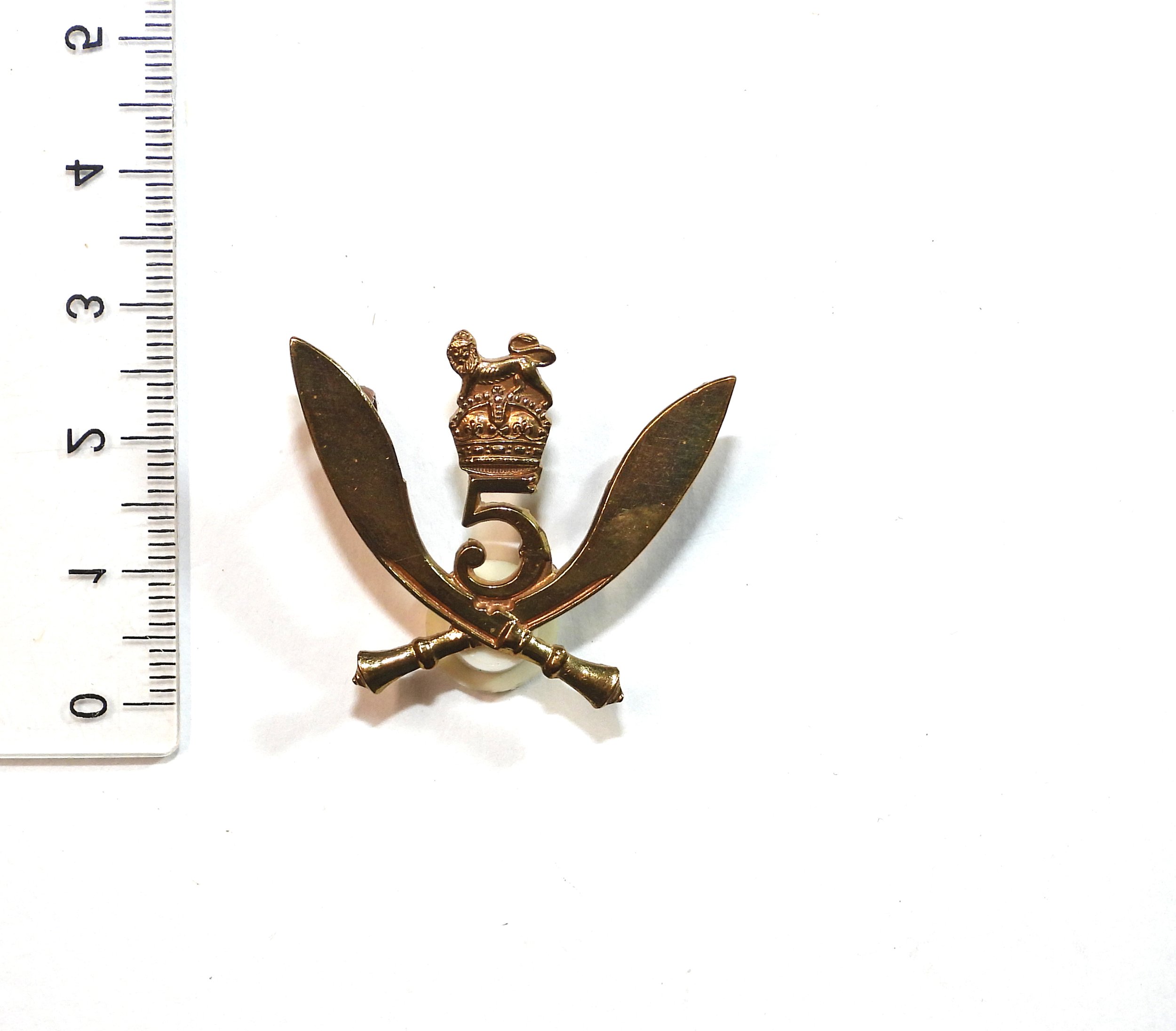 5th Royal Gurkha Rifles Cap Badge. United Kingdom.