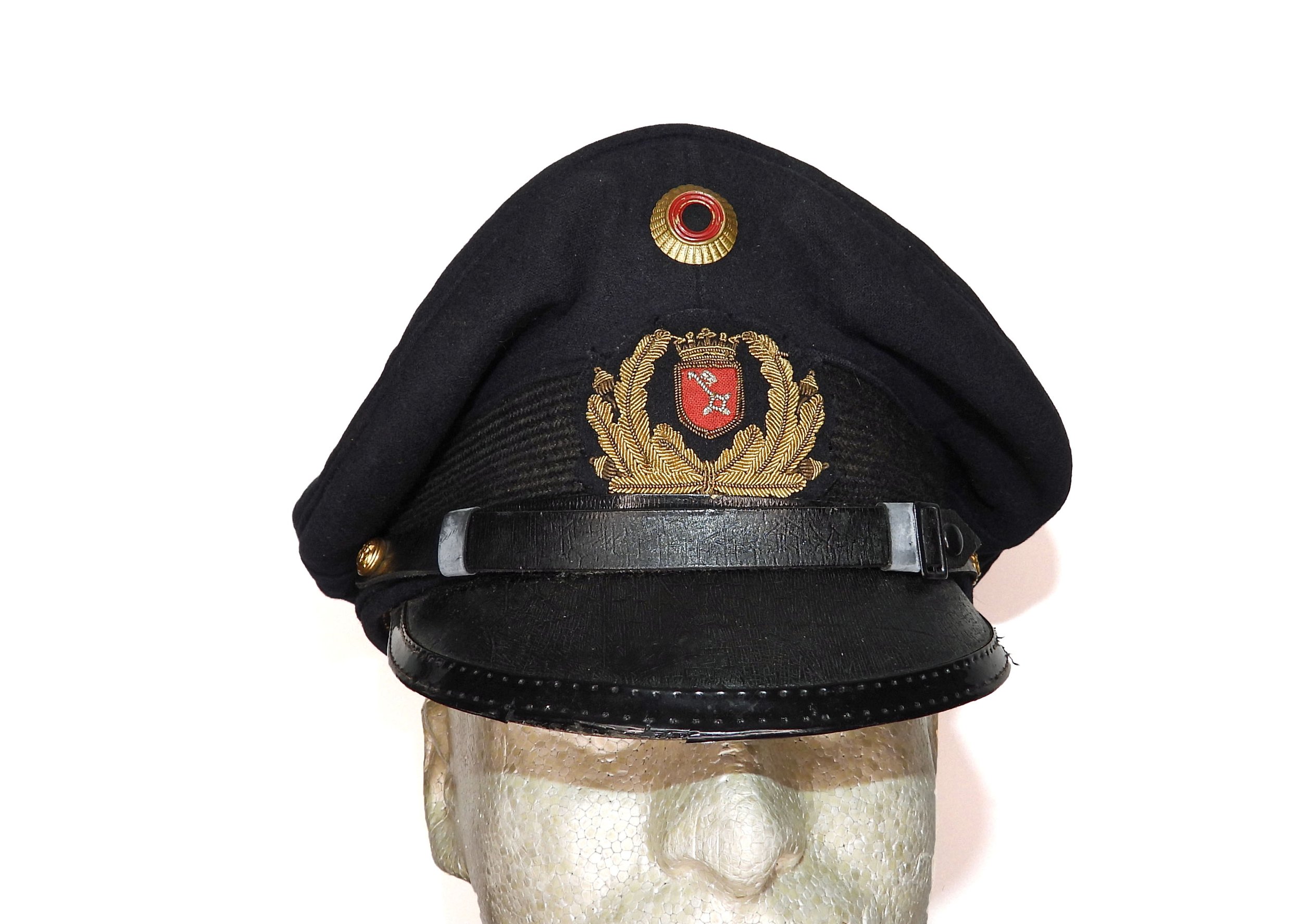West German Bremen Water Police Peaked Cap. Germany.
