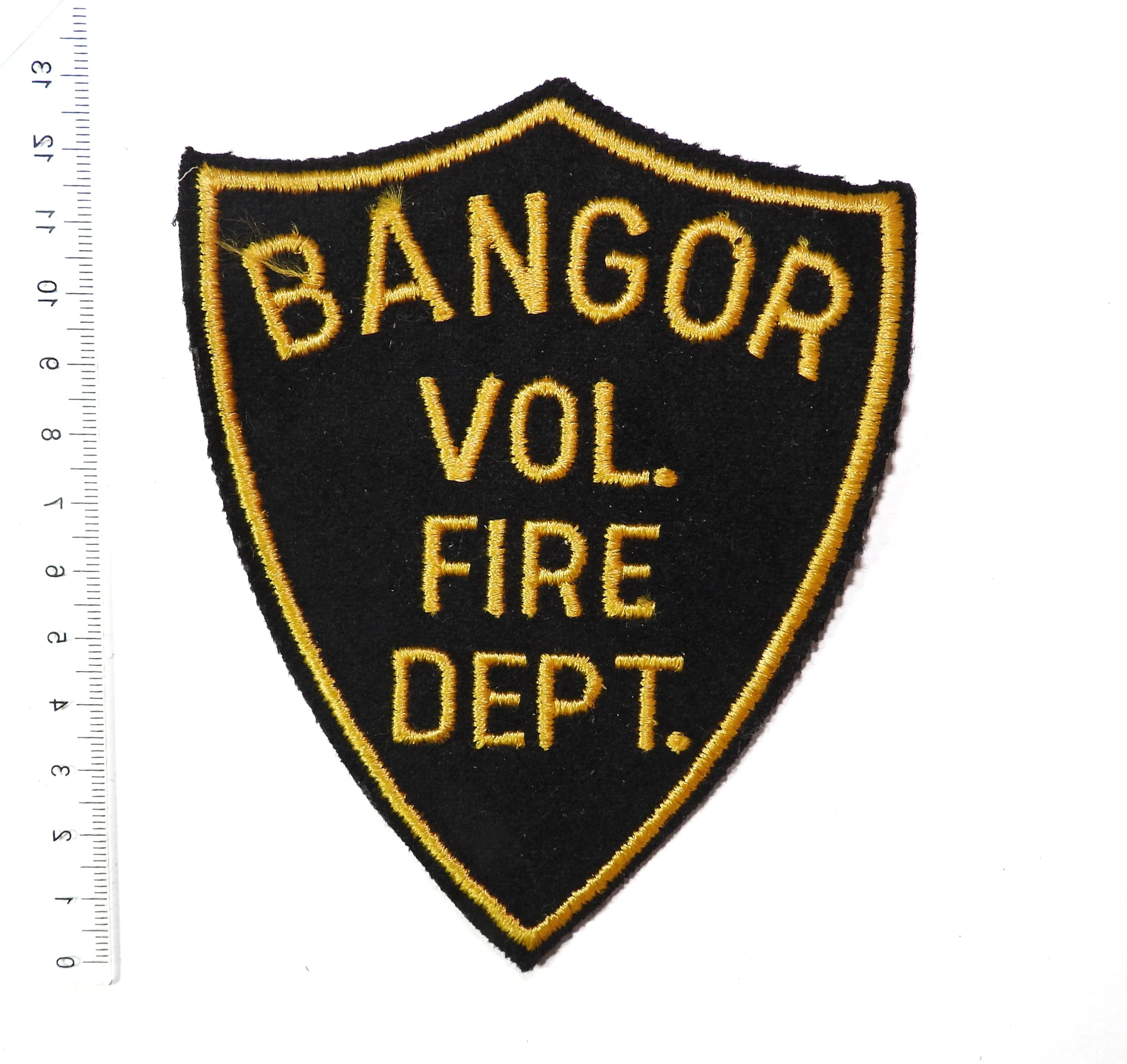 Bangor Volunteer Fire Department Patch. New York, USA.