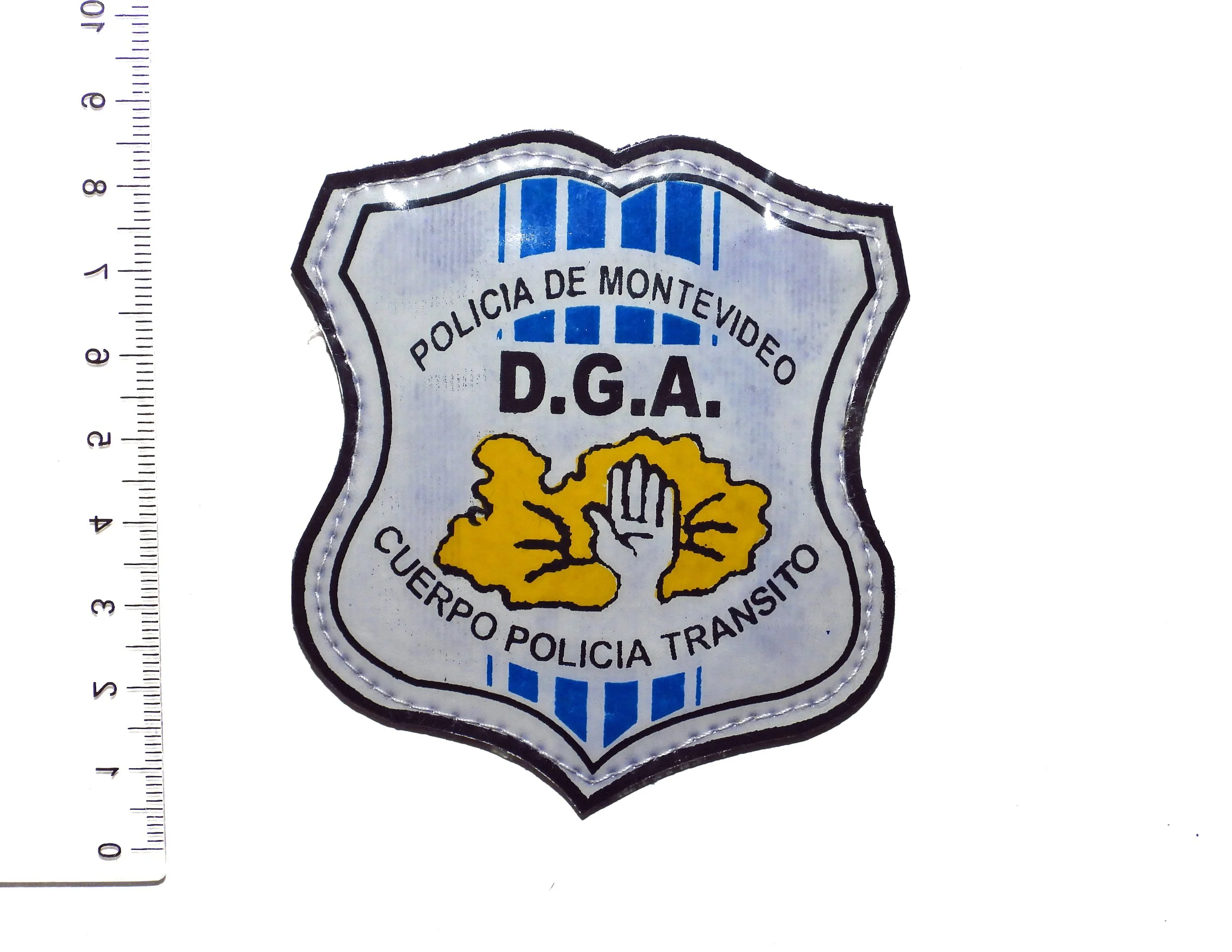 Montevideo Traffic Police Corps, G.D.A. Patch. Uruguay Police.