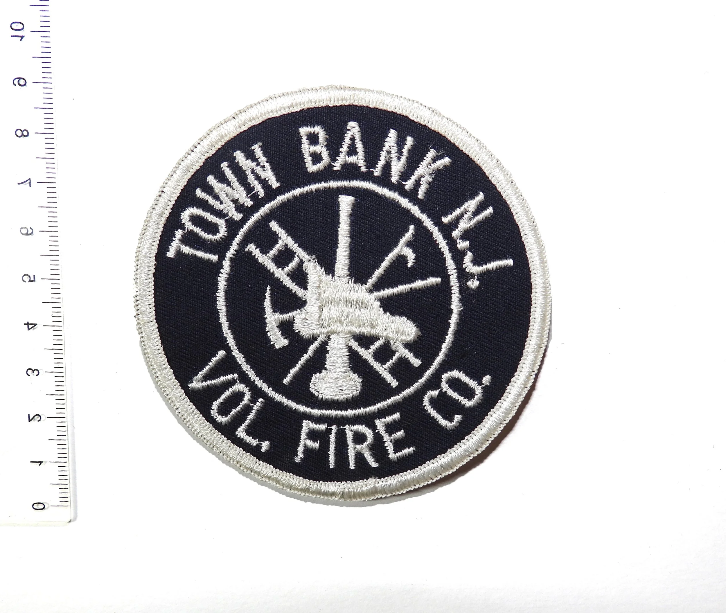 Town Bank Volunteer Fire Company Patch. New Jersey, USA.