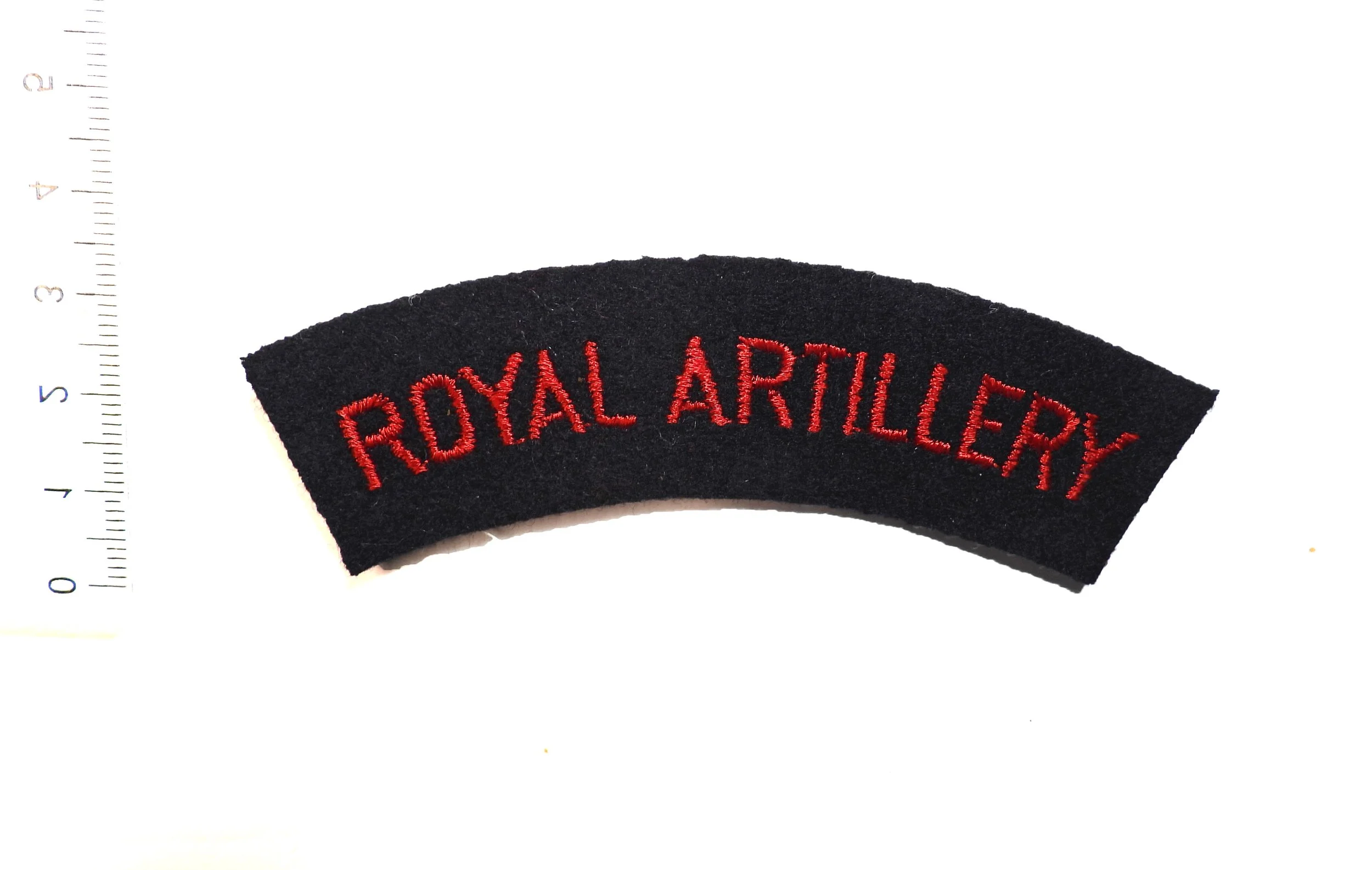 Royal Artillery Shoulder Title. British Army.
