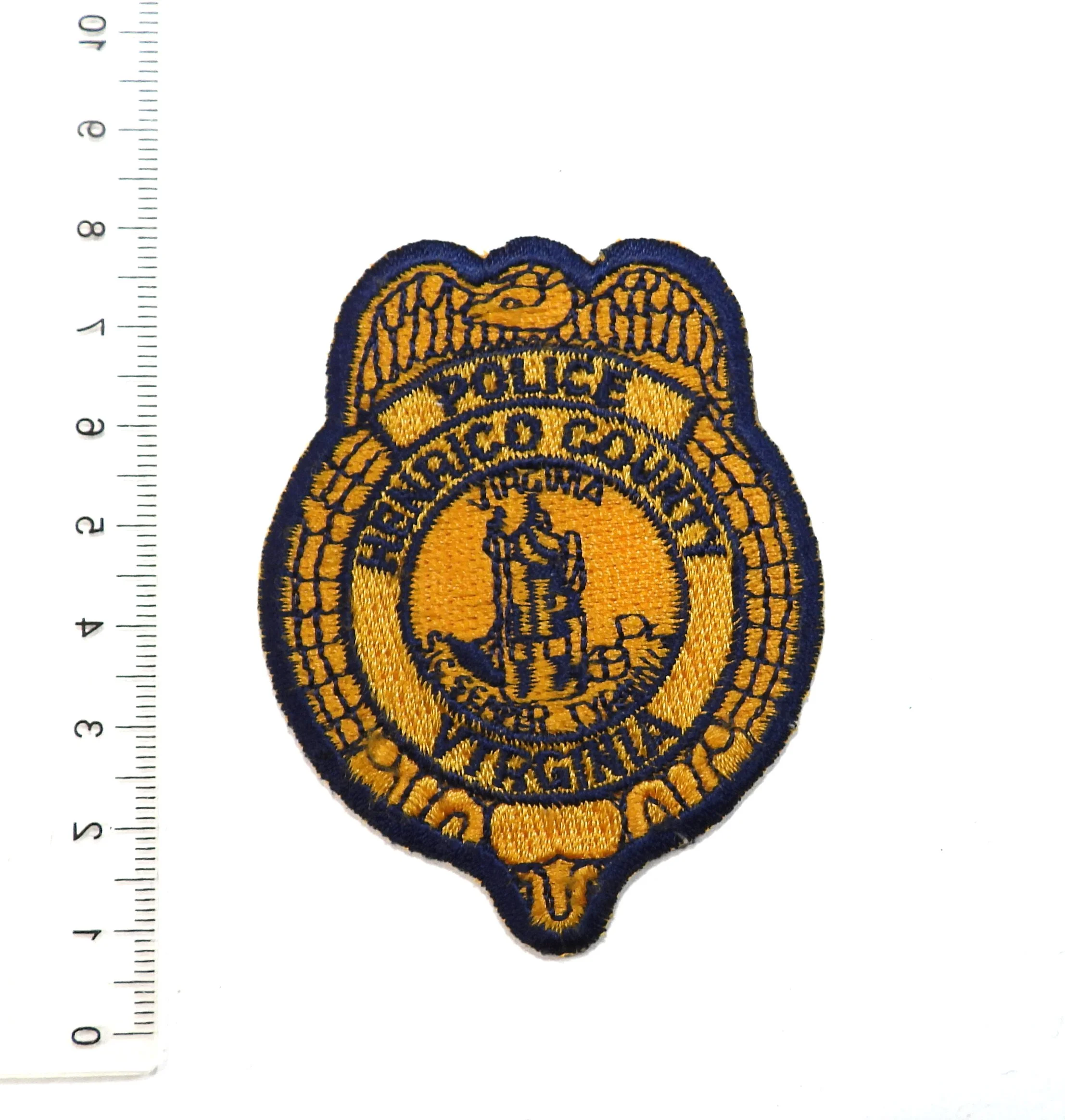 Henrico County Police Department Patch. Virginia, United States.