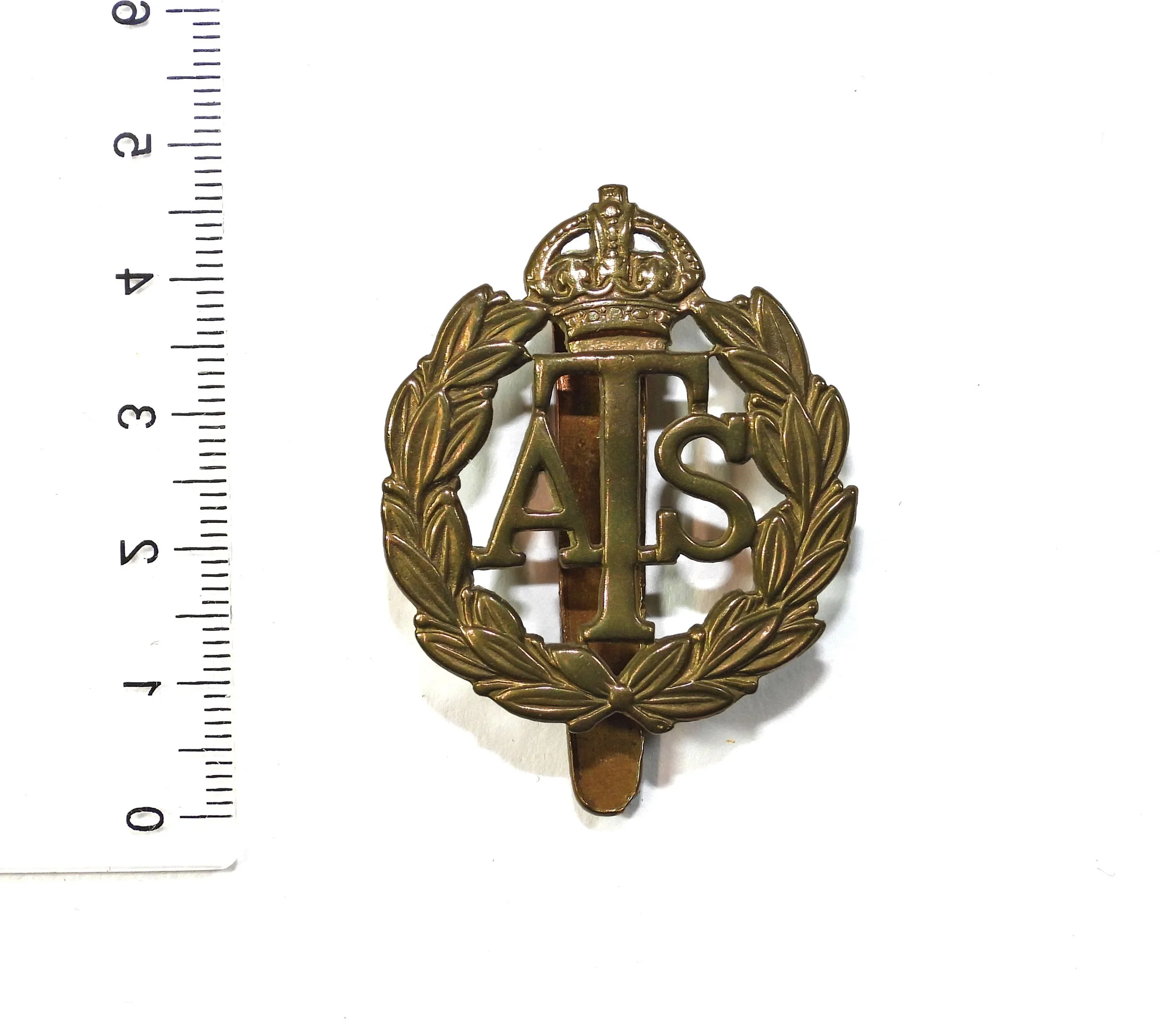 Auxiliary Territorial Service Cap Badge. United Kingdom.