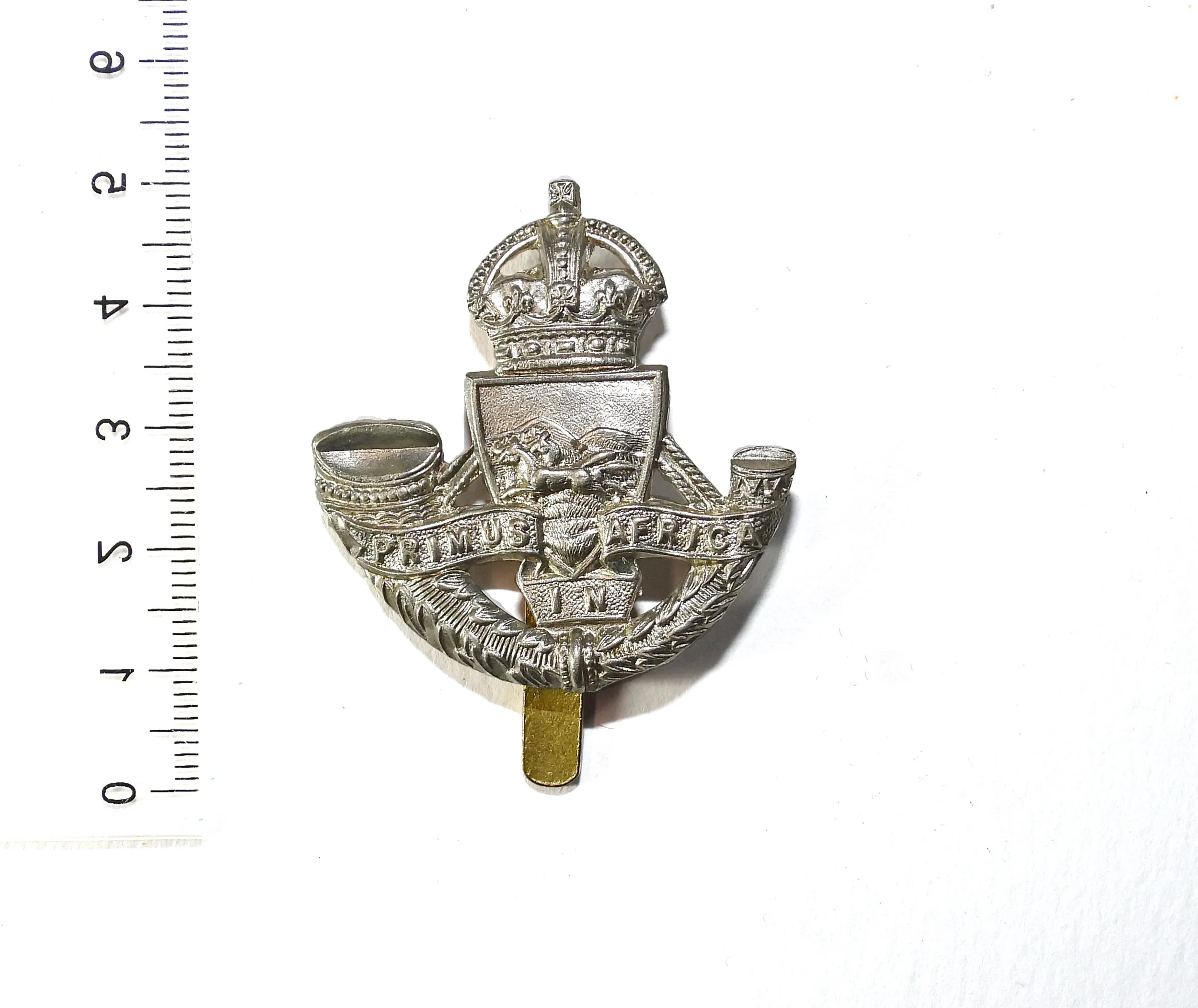 Royal Durban Light Infantry Cap Badge. South Africa.