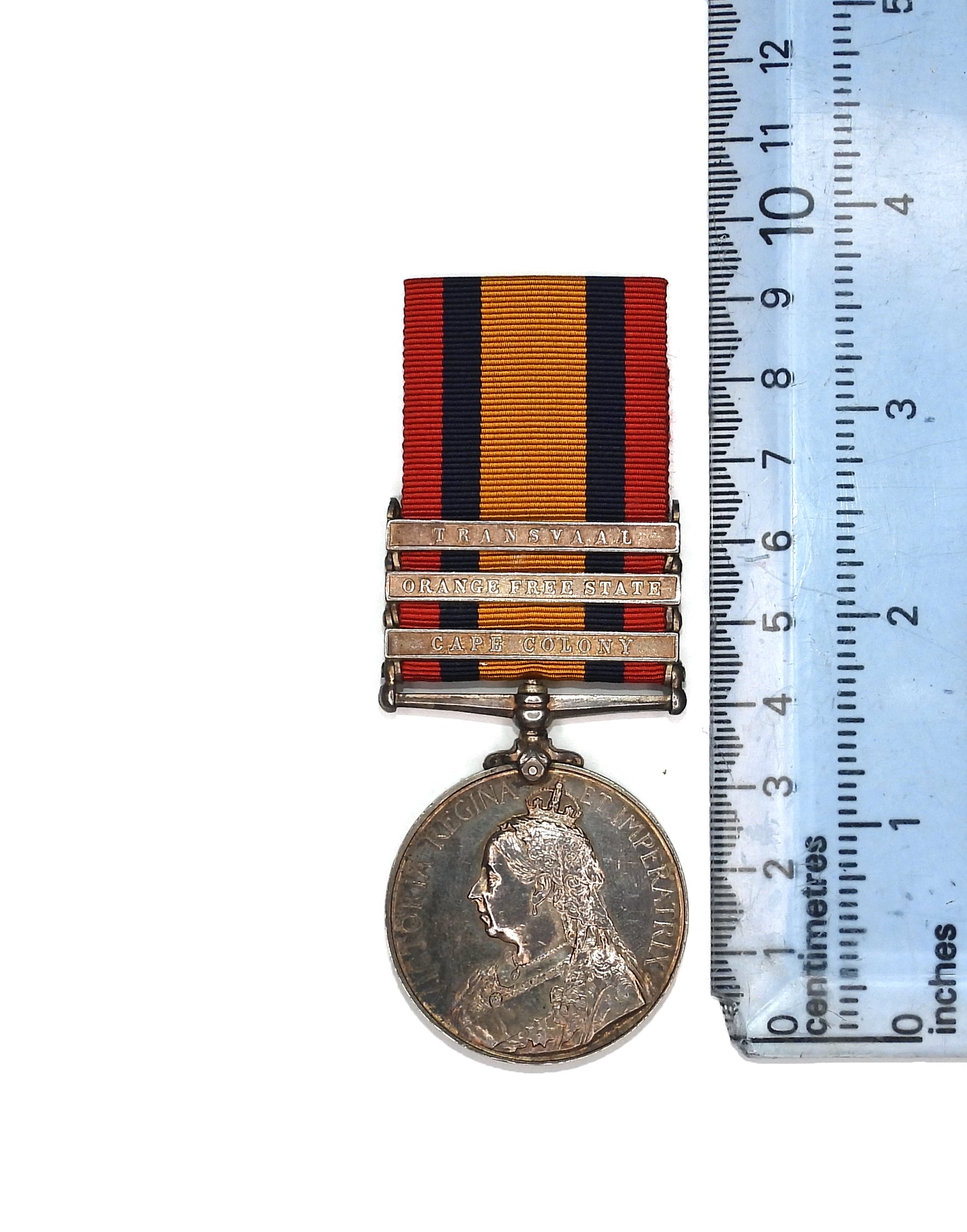 Queen's South Africa Medal to South African Constabulary. Trooper Bernard Leslie Jones.