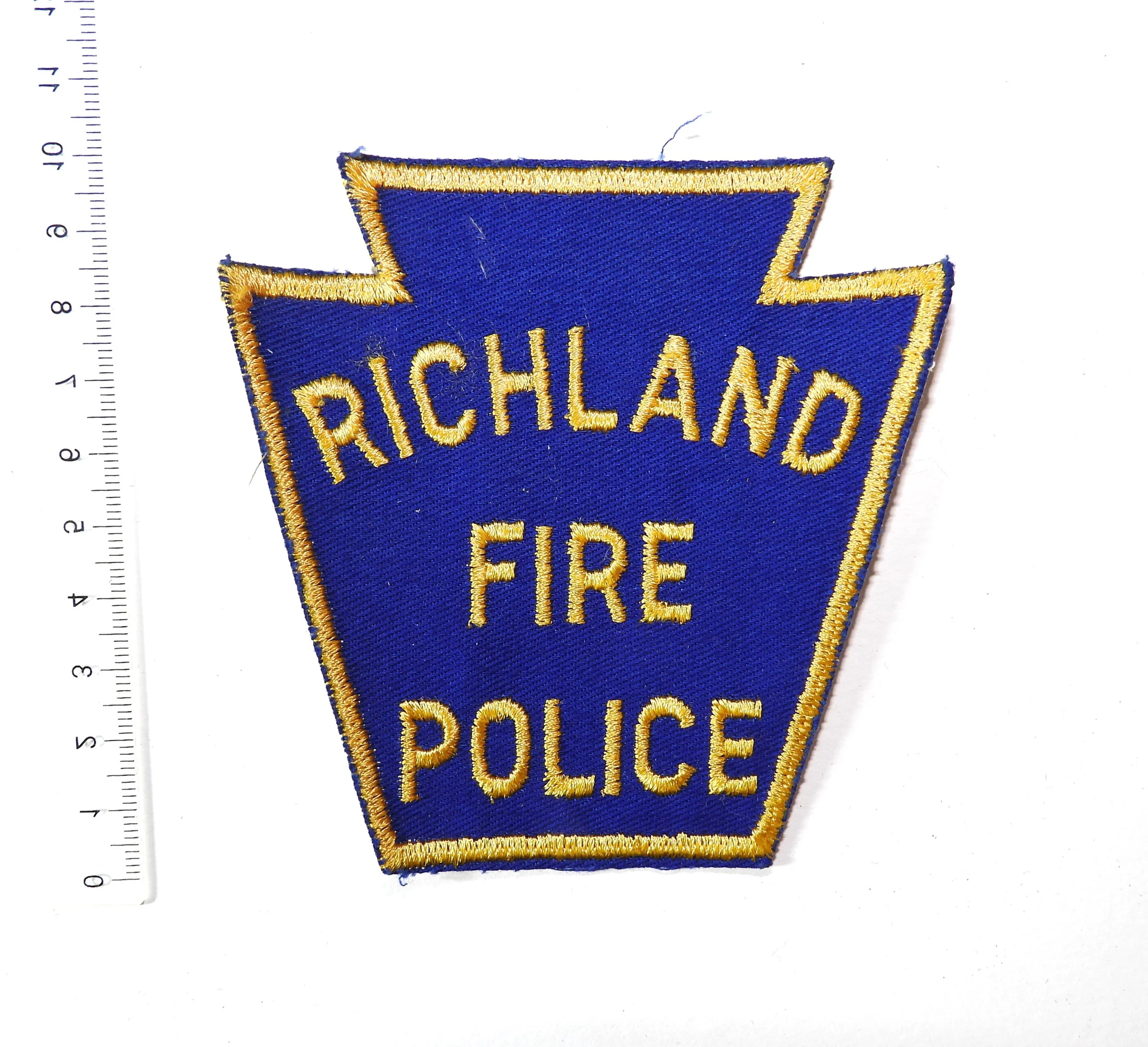 Richland Fire Police Patch. Pennsylvania, USA.