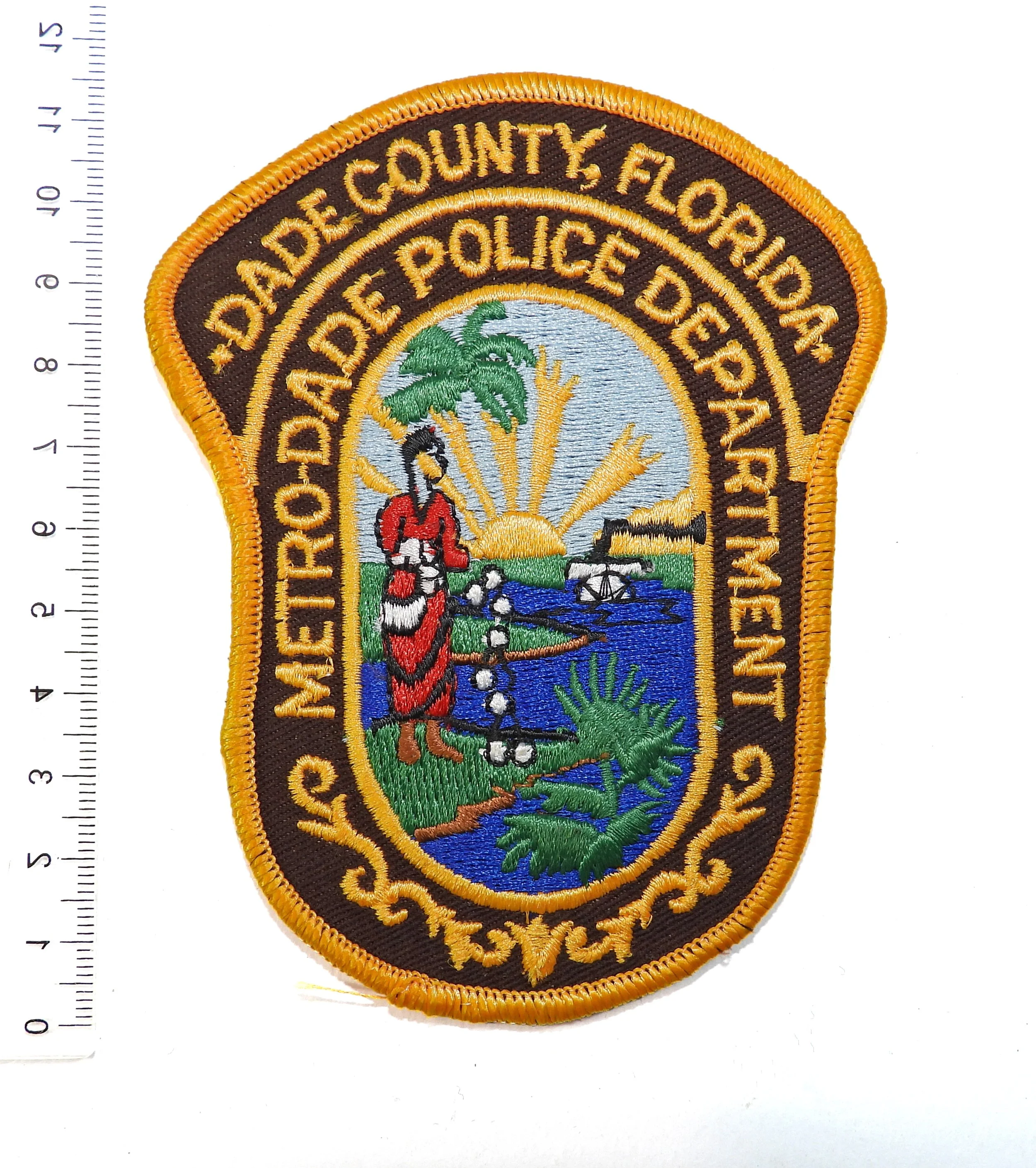 Metro-Dade Police Department Patch. Florida, United States.