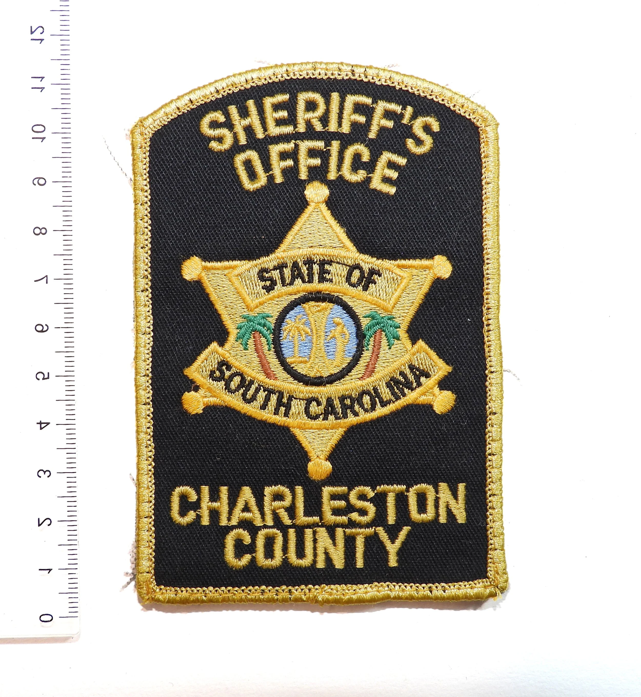 Charleston County Sheriff's Office Patch. South Carolina, United States.