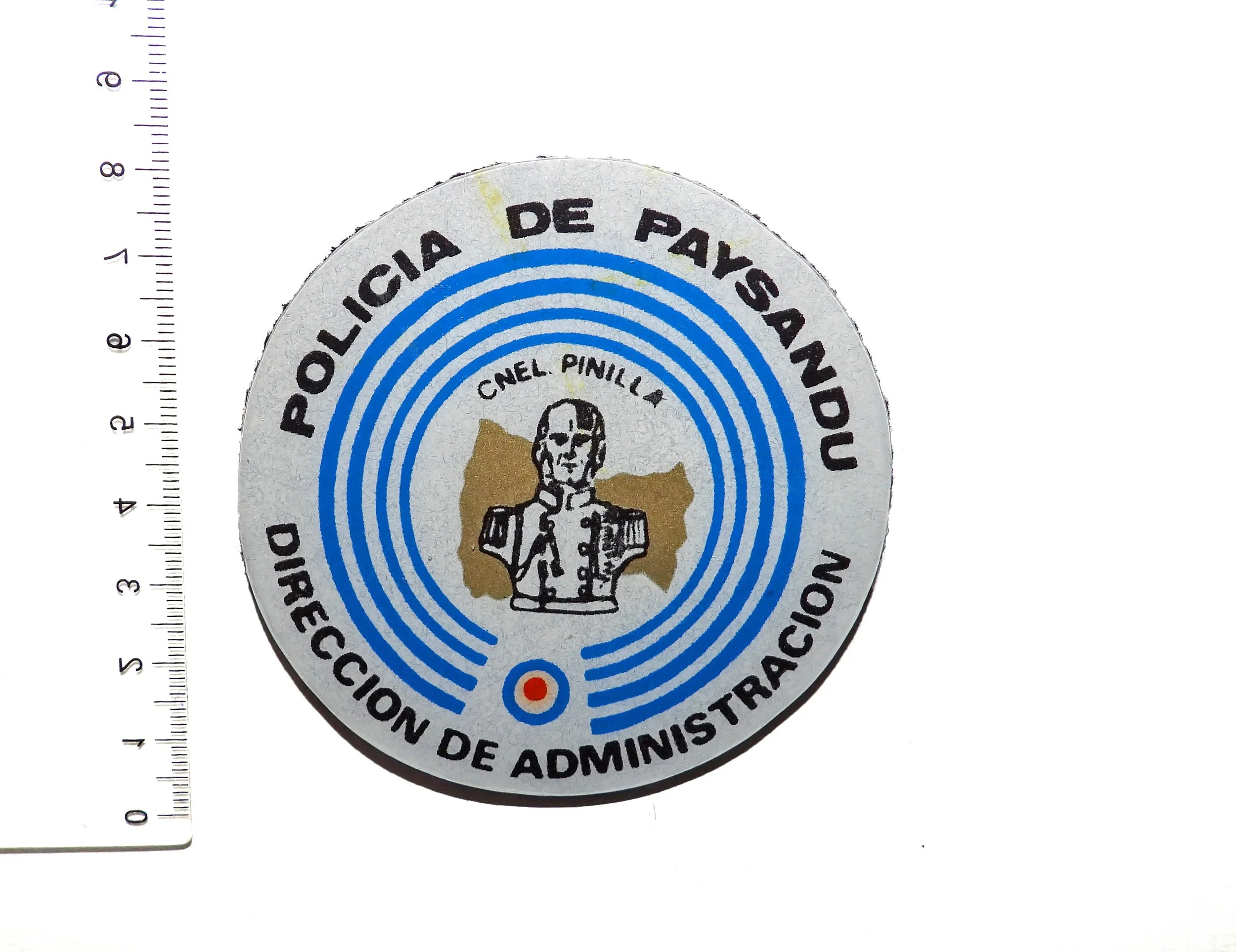 Paysandú Police Administration Directorate Patch. Uruguay Police.