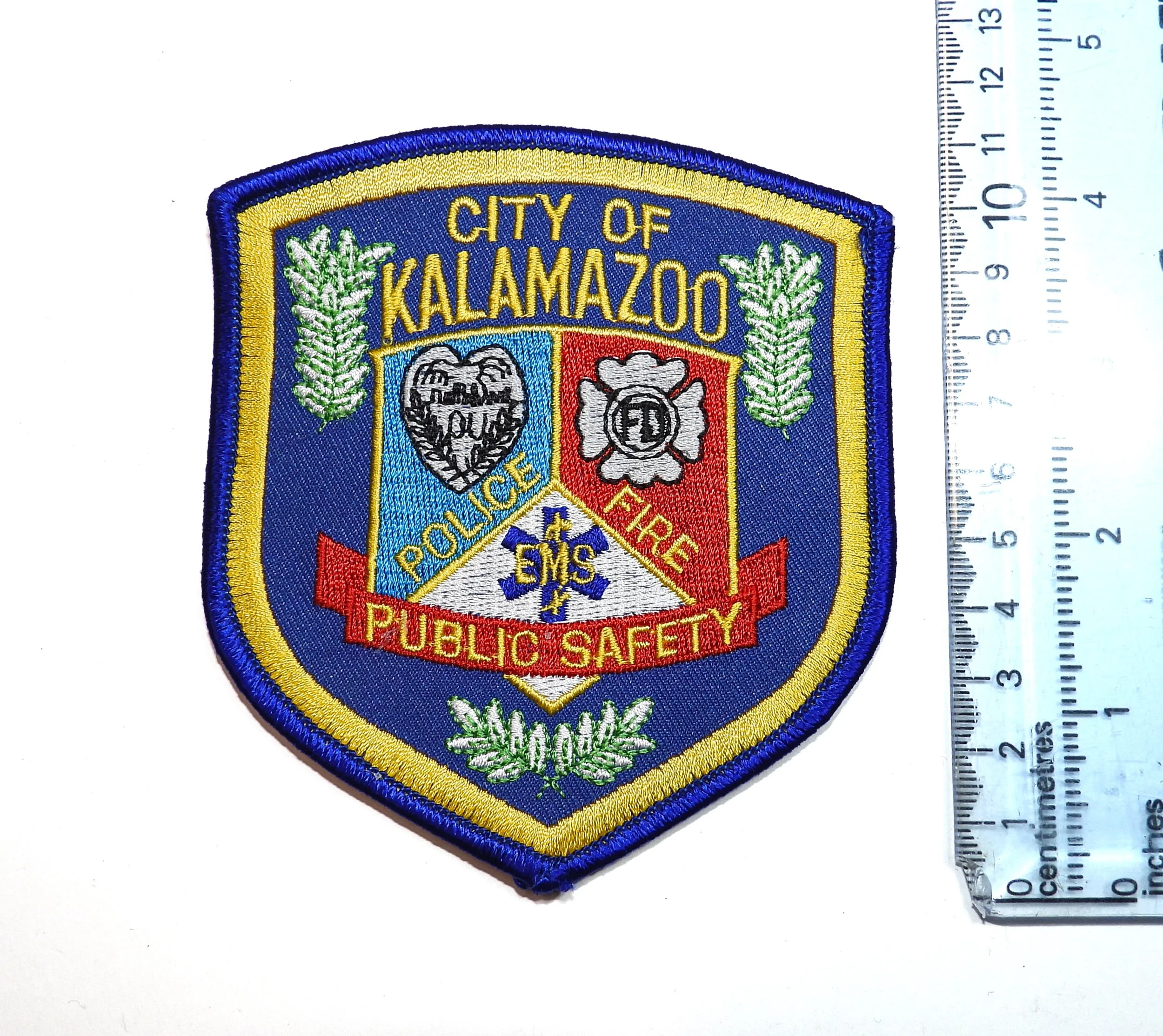 Kalamazoo Public Safety Patch. Michigan, United States.