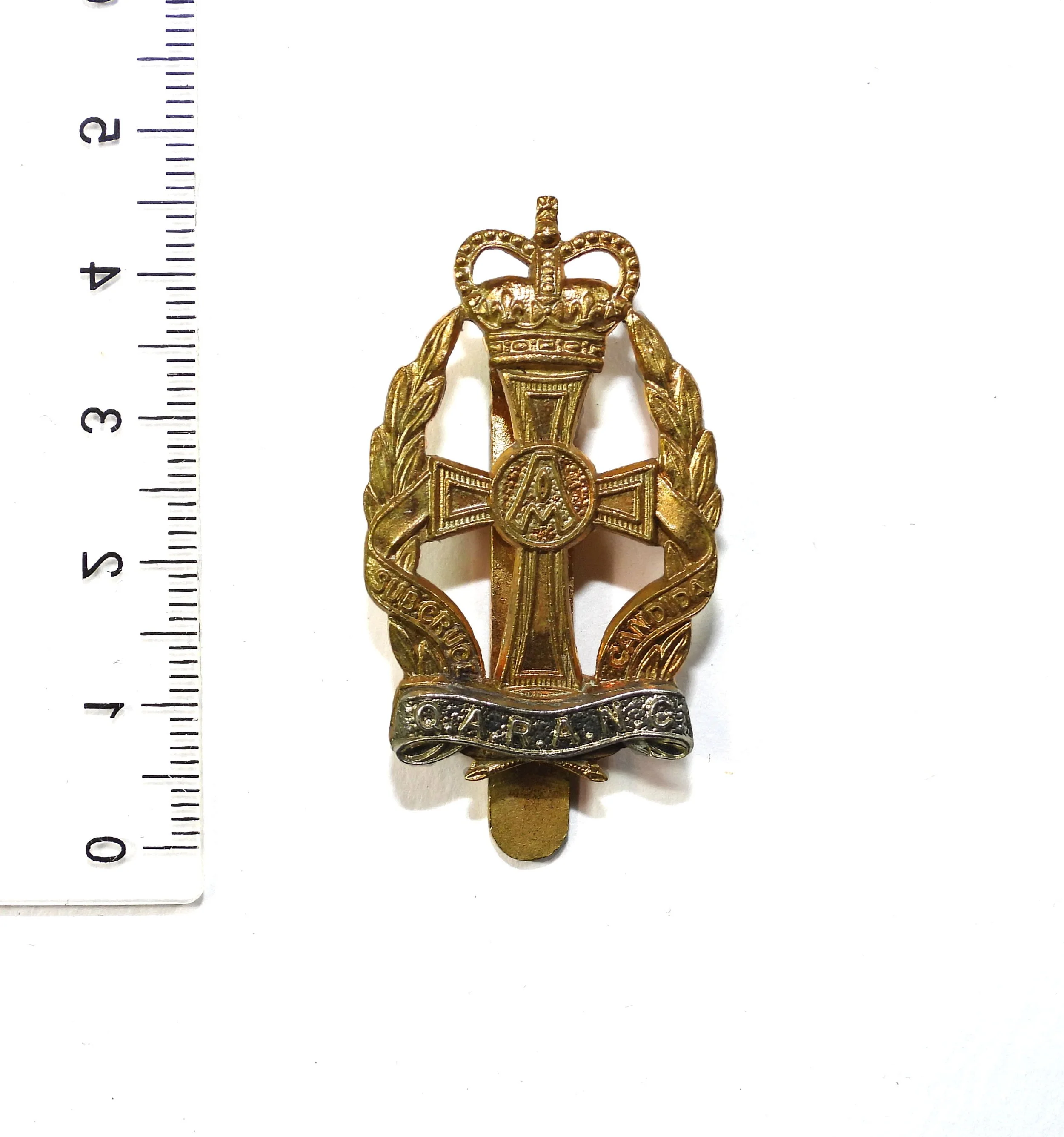 Queen Alexandra's Royal Army Nursing Corps Cap Badge. United Kingdom.
