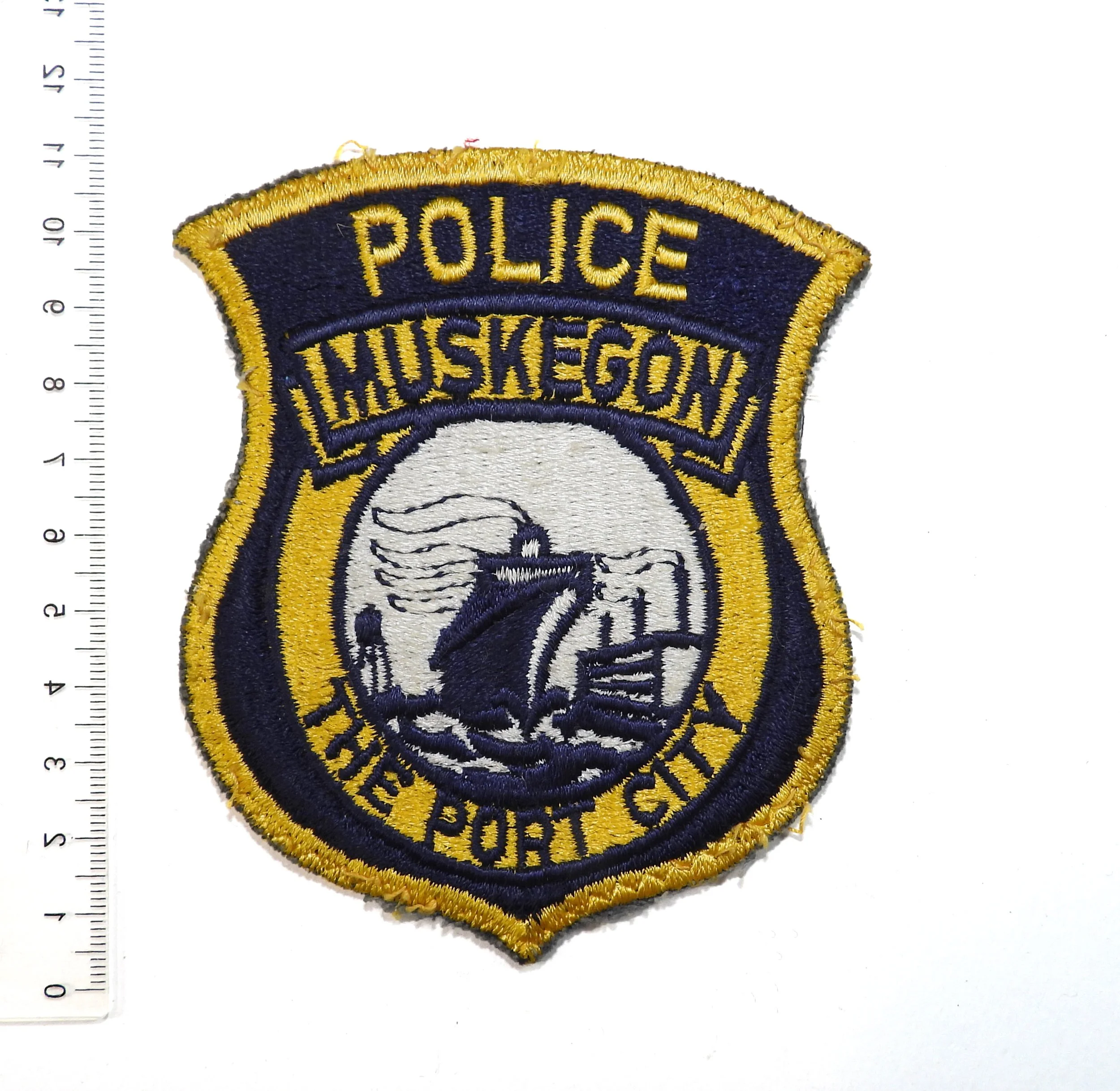 Muskegon Police (The Port City) Patch. Michigan, United States.