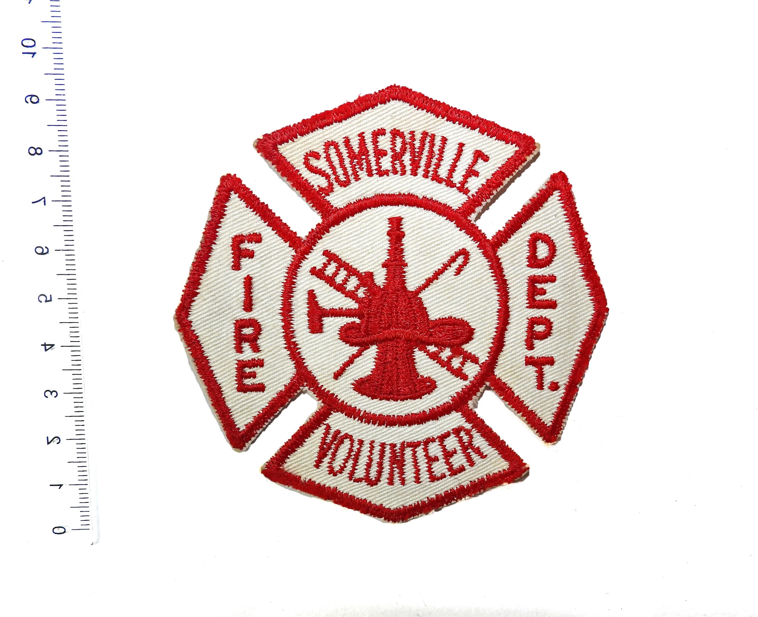 Somerville Volunteer Fire Department Patch. Texas, USA.