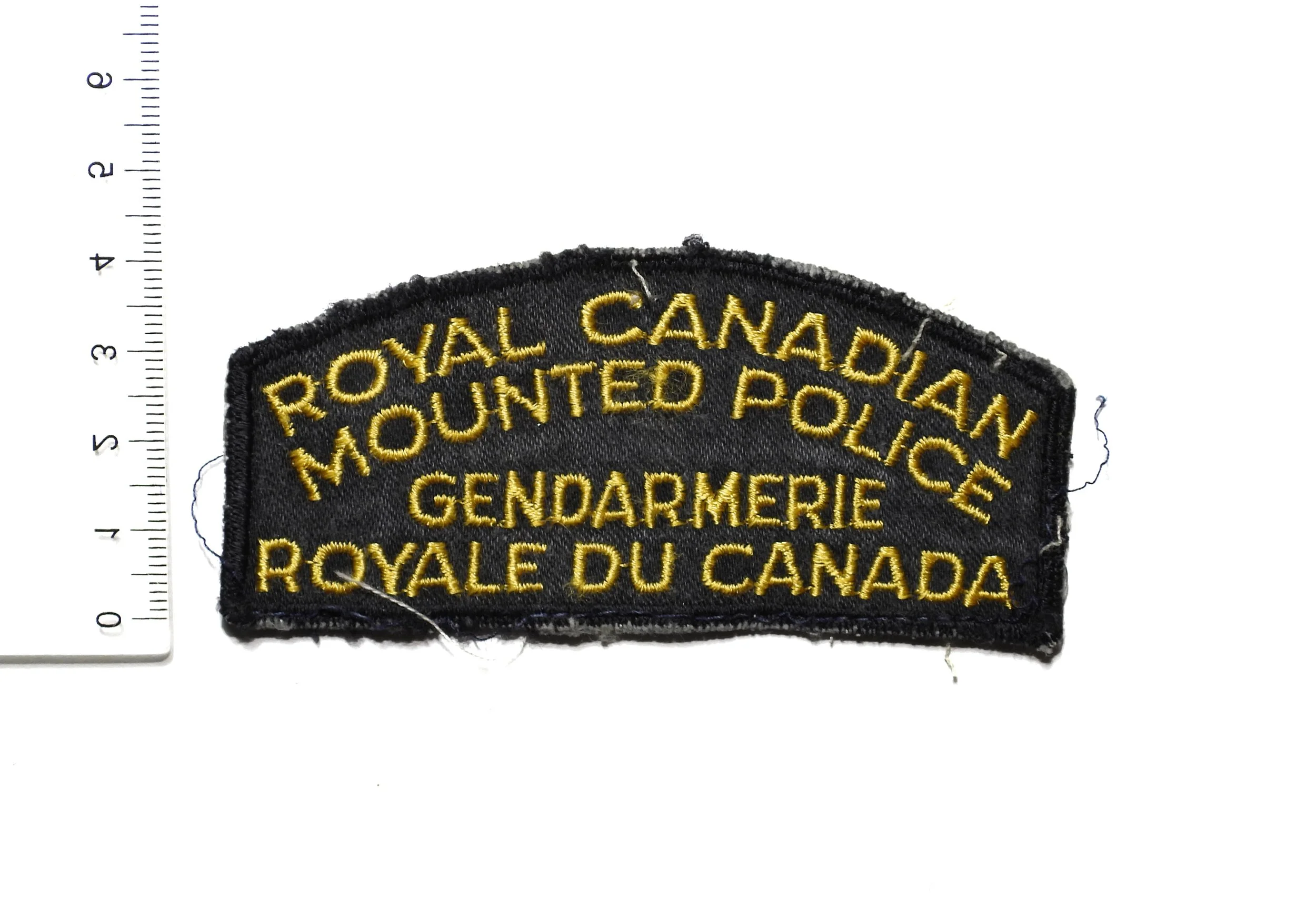 Royal Canadian Mounted Police (RCMP) Shoulder Patch. Pre-1976 ...