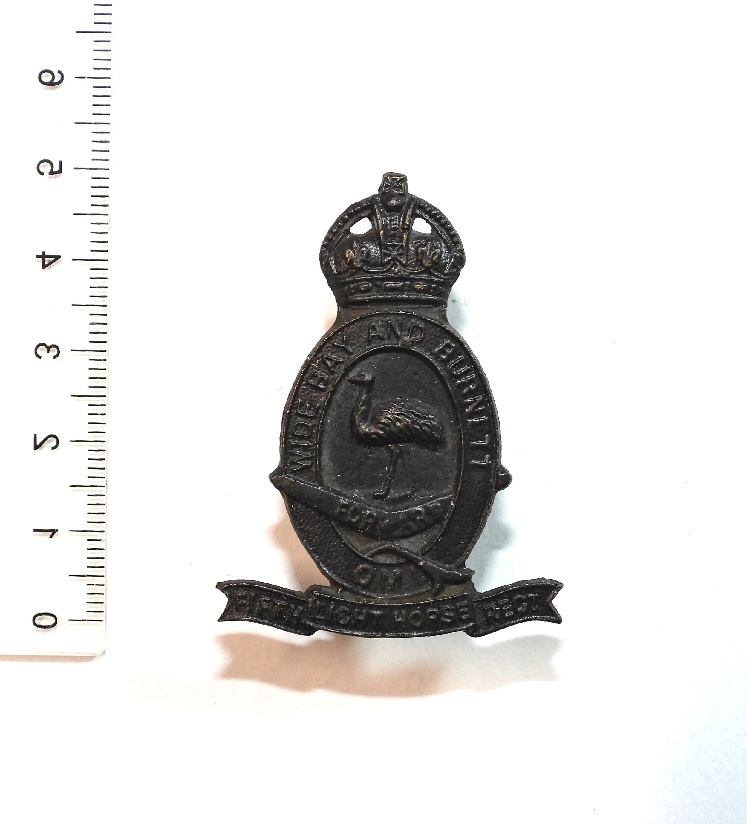 5th Light Horse Regiment (Wide Bay and Burnett, Q.M.I.) Reproduced Cap Badge. Australia.