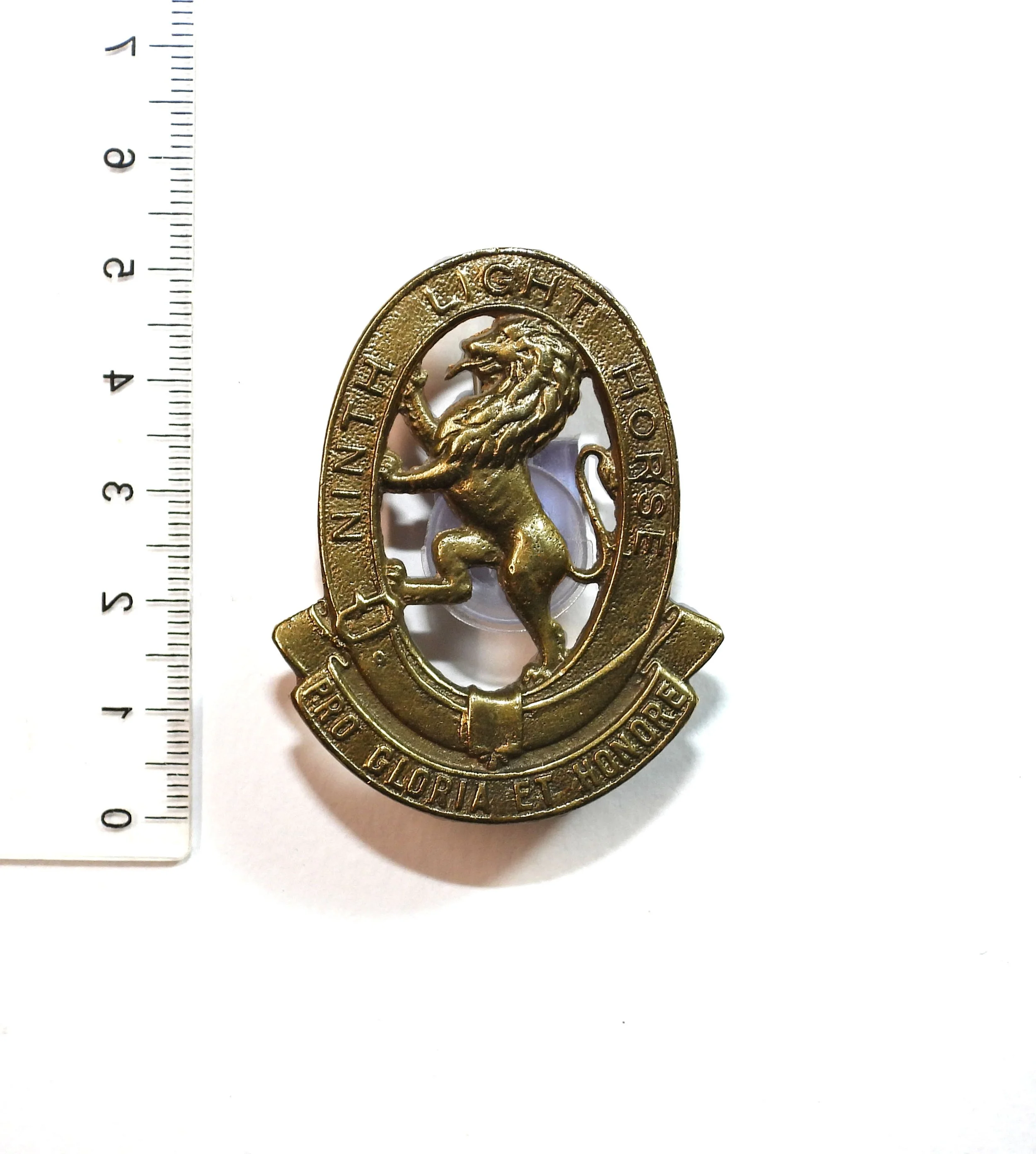 9th Light Horse Regiment (Flinders Light Horse) Reproduced Cap Badge. Australia.
