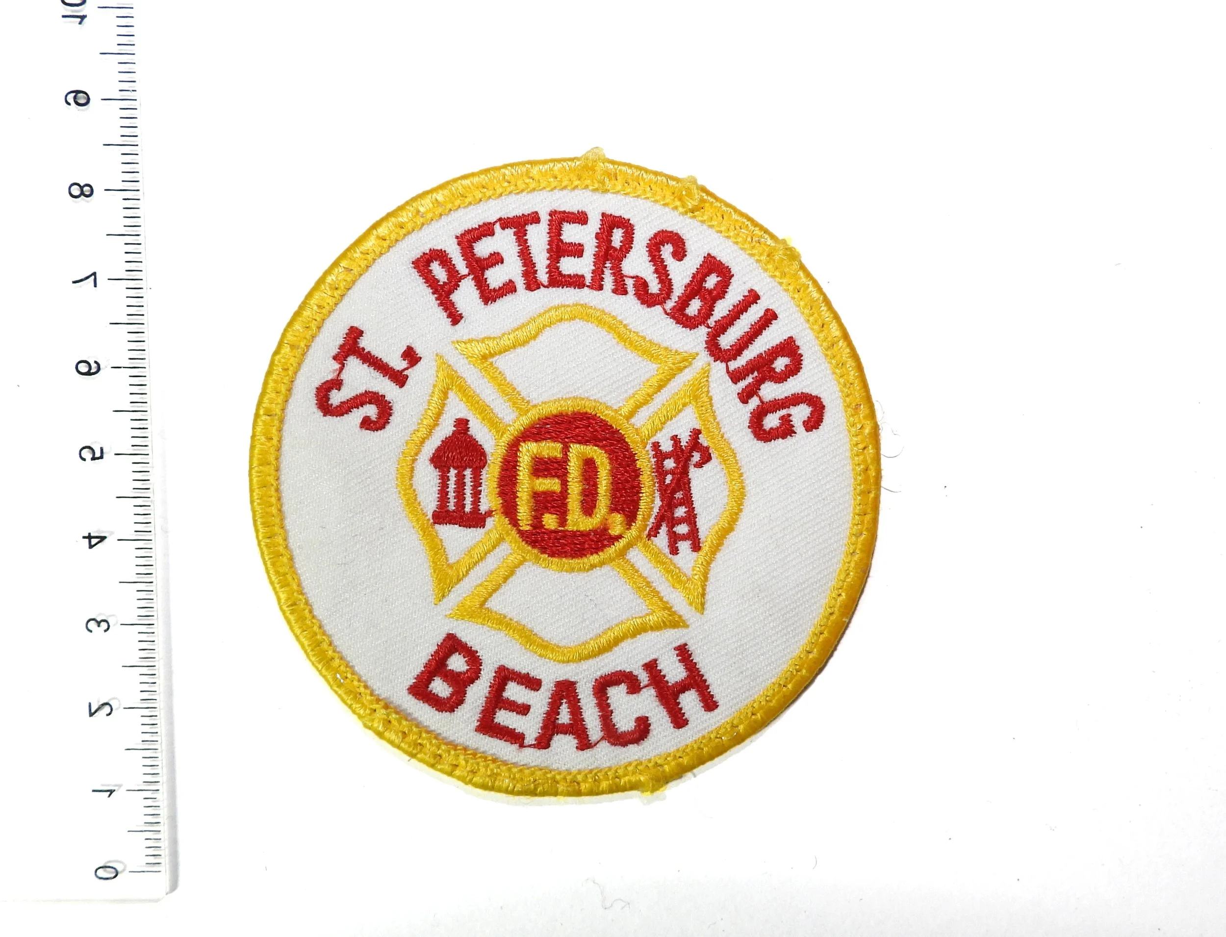 St. Petersburg Beach Fire Department Patch. St. Pete Beach, Florida, USA.