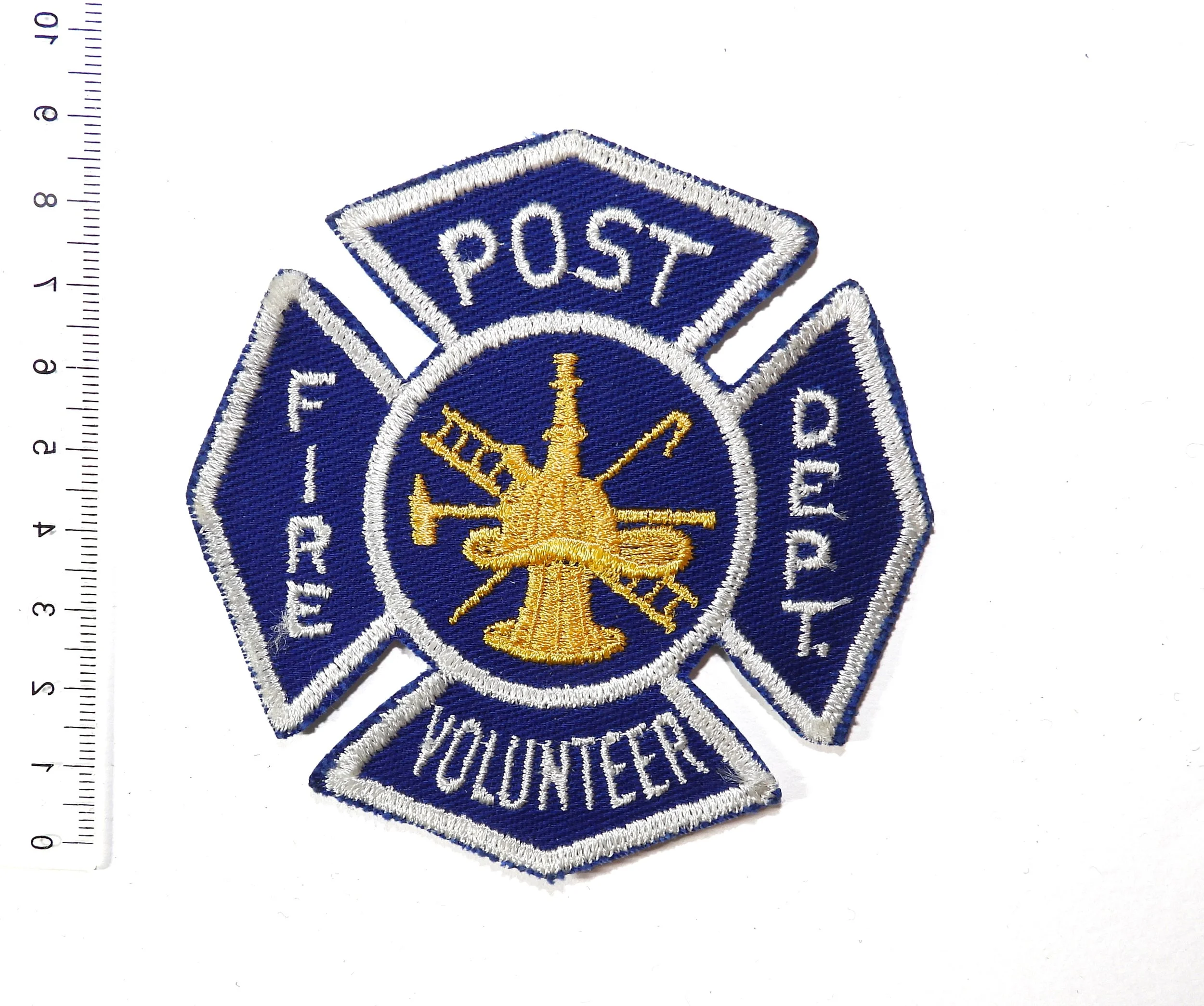Post Volunteer Fire Department Patch. Texas, USA.
