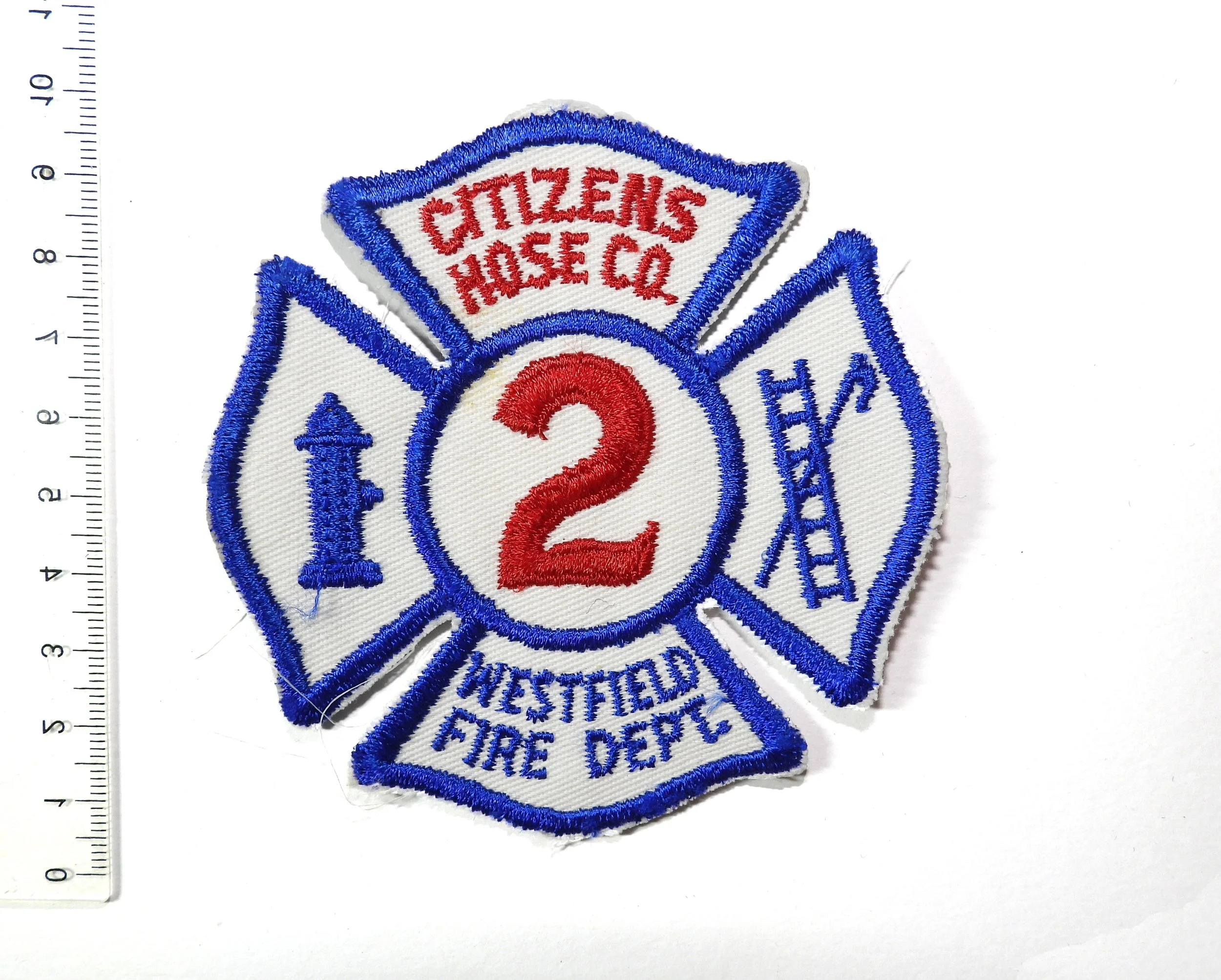 Citizens Hose Company 2 Westfield Fire Department Patch. New York, USA.