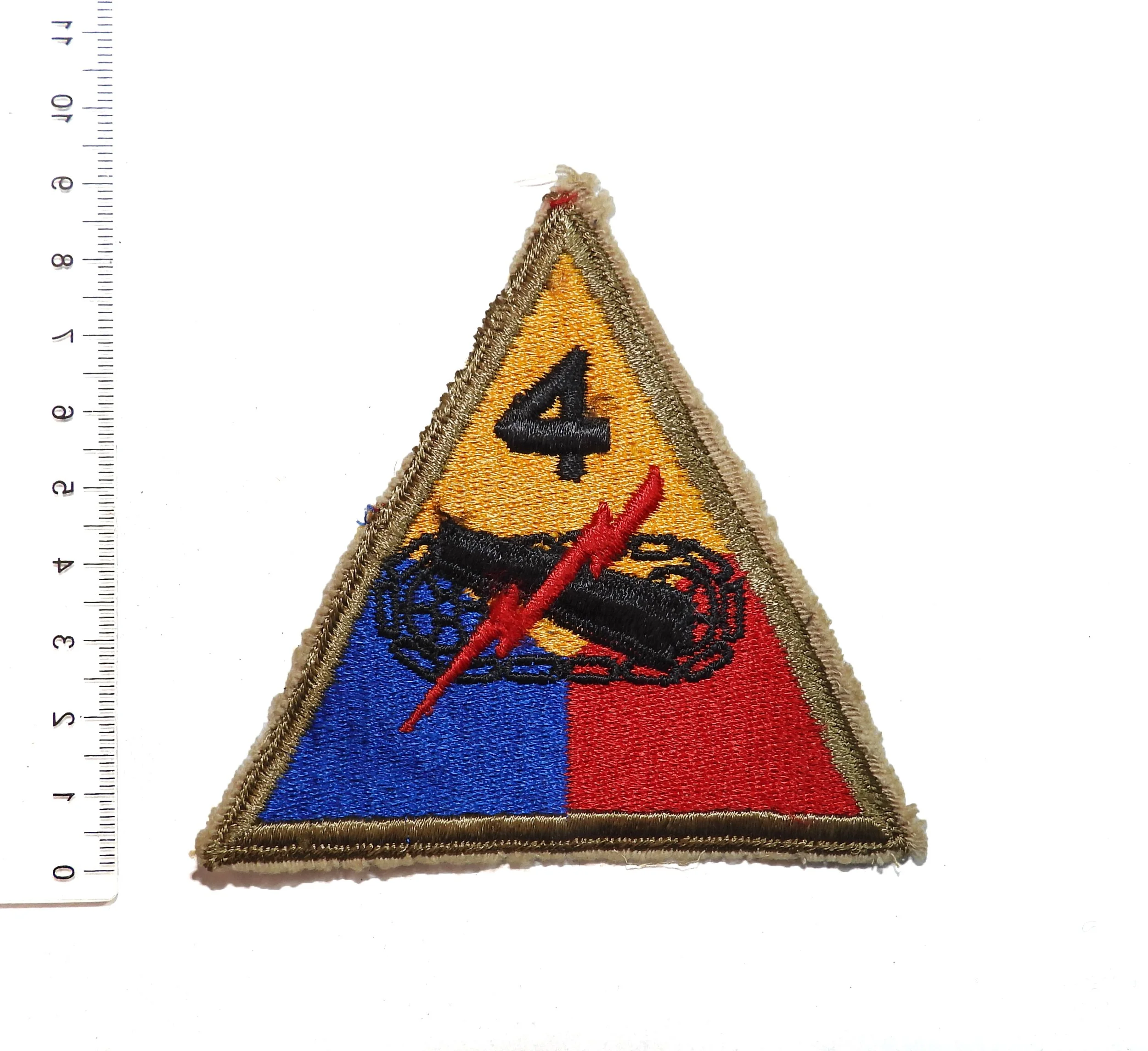 4th Armored Division Patch. United States Army.