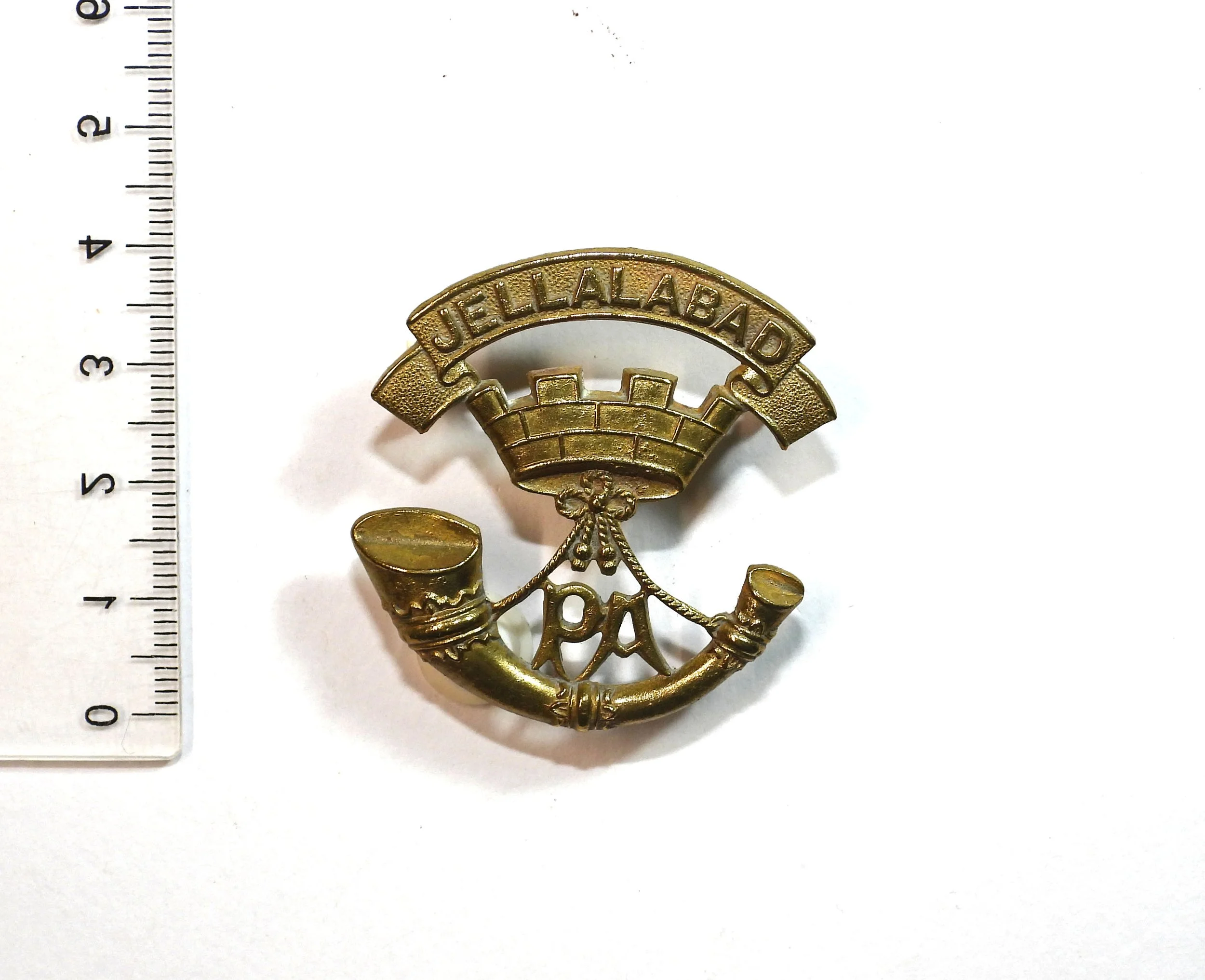 Somerset Light Infantry (Prince Albert's) brass Cap Badge. United Kingdom.